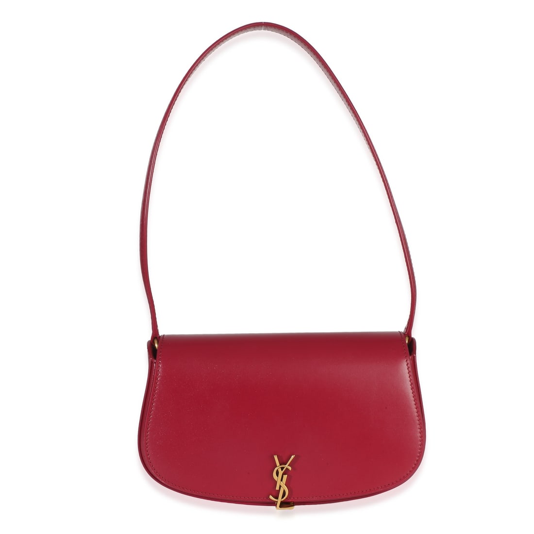 Saint Laurent Mini Voltaire Red Leather Shoulder Bag with Dustbag (1 of 8)