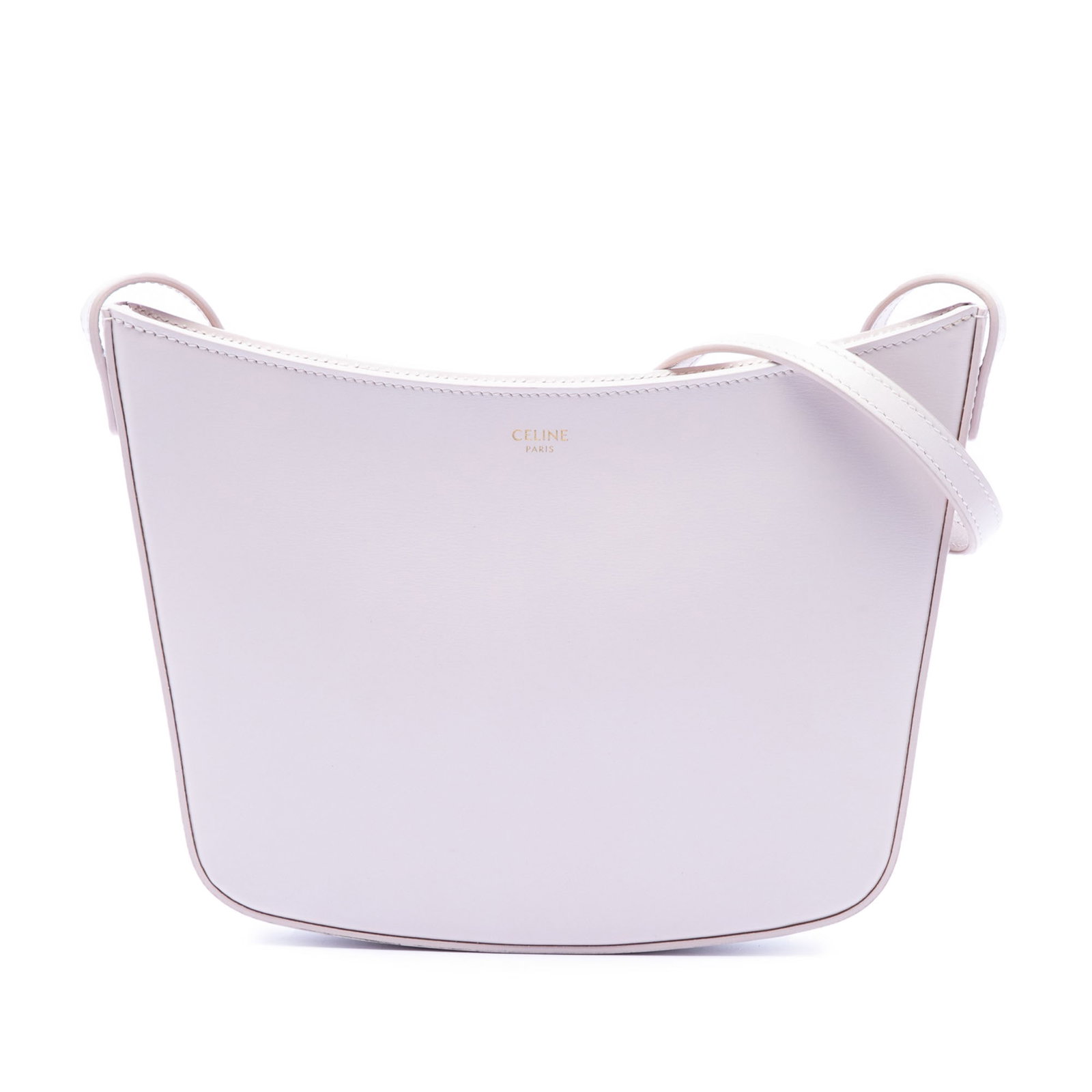 Celine Croque Pink Leather Shoulder Bag with Dust Bag: Celine Croque Pink Leather Shoulder Bag with Dust Bag This Celine Medium Shiny Calfskin Croque Shoulder Bag features a pink leather body with a sleek, shiny finish. It is designed with an adjustable f