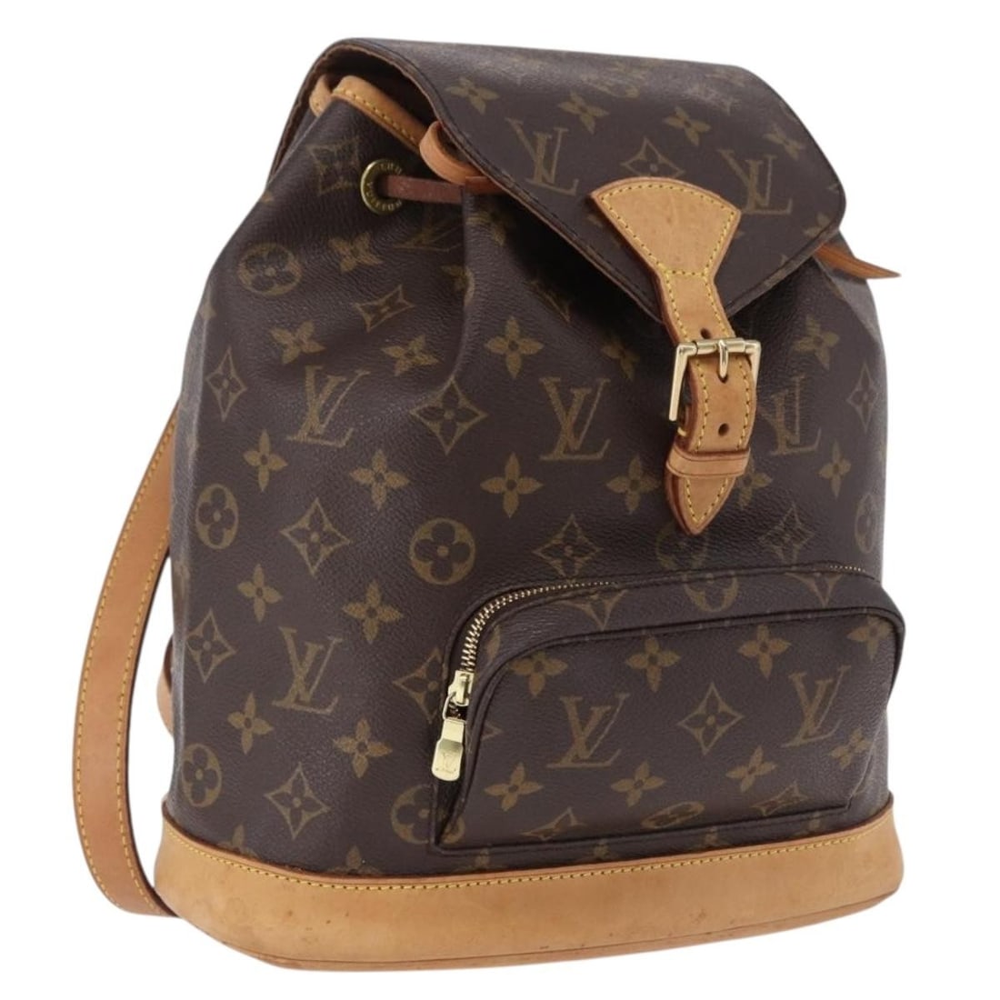 Louis Vuitton M51136 Montsouris MM Monogram Canvas Backpack: Louis Vuitton M51136 Montsouris MM Monogram Canvas Backpack Louis Vuitton Montsouris MM backpack in Monogram canvas, made in France. This women's backpack is offered without the original box or dust b