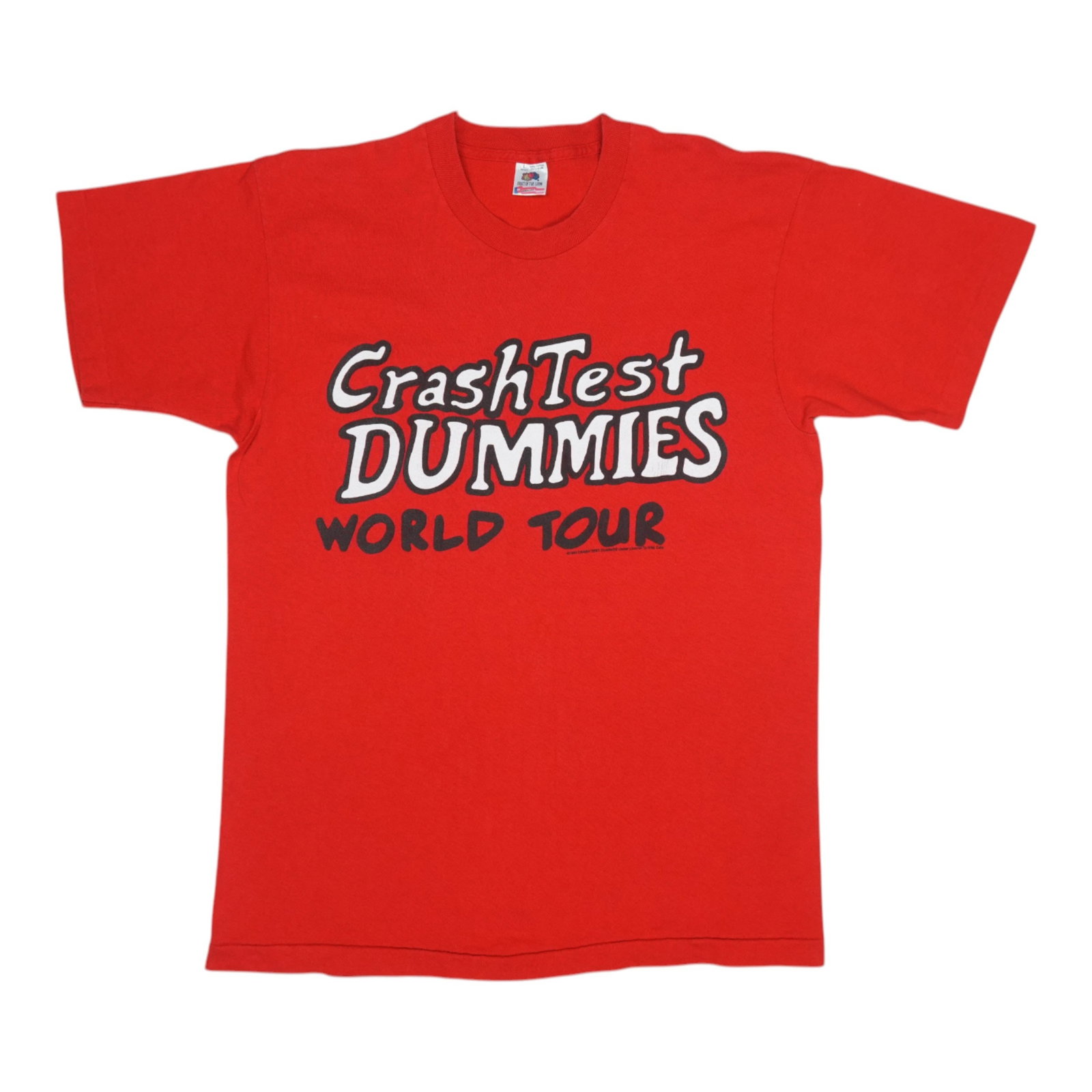 Crash Test Dummies 1994 World Tour Red Cotton T Shirt Large (1 of 5)