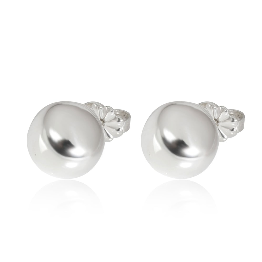 Tiffany & Co. HardWear Ball Sterling Silver Earrings with Pouch: Tiffany & Co. HardWear Ball Sterling Silver Earrings with Pouch Pre-owned Tiffany & Co. HardWear Ball earrings in sterling silver. This unisex pair comes from the HardWear Ball collection and includes