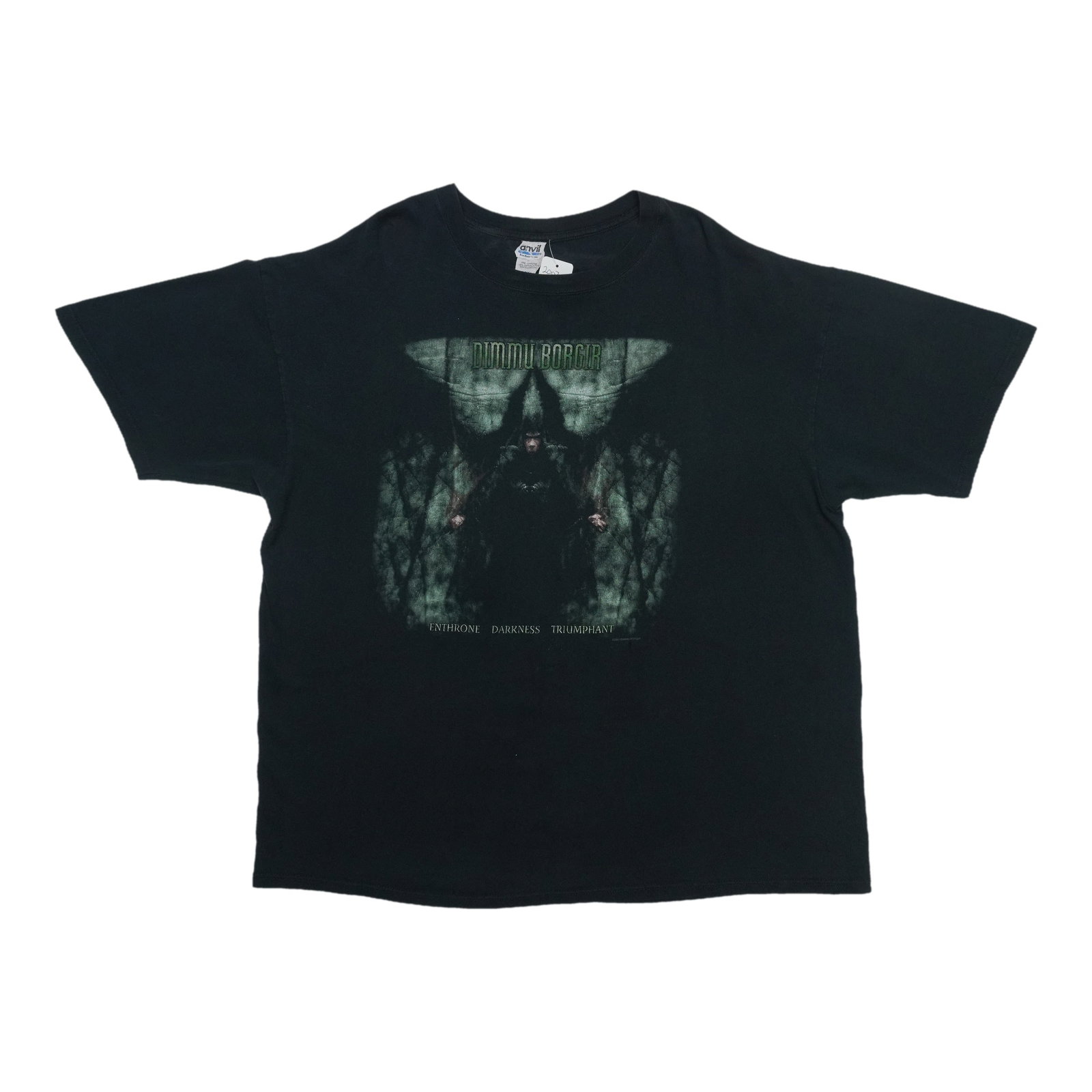 Black Vintage Band Shirt Dimmu Borgir Enthrone Darkness Triumphant XXL (1 of 8)