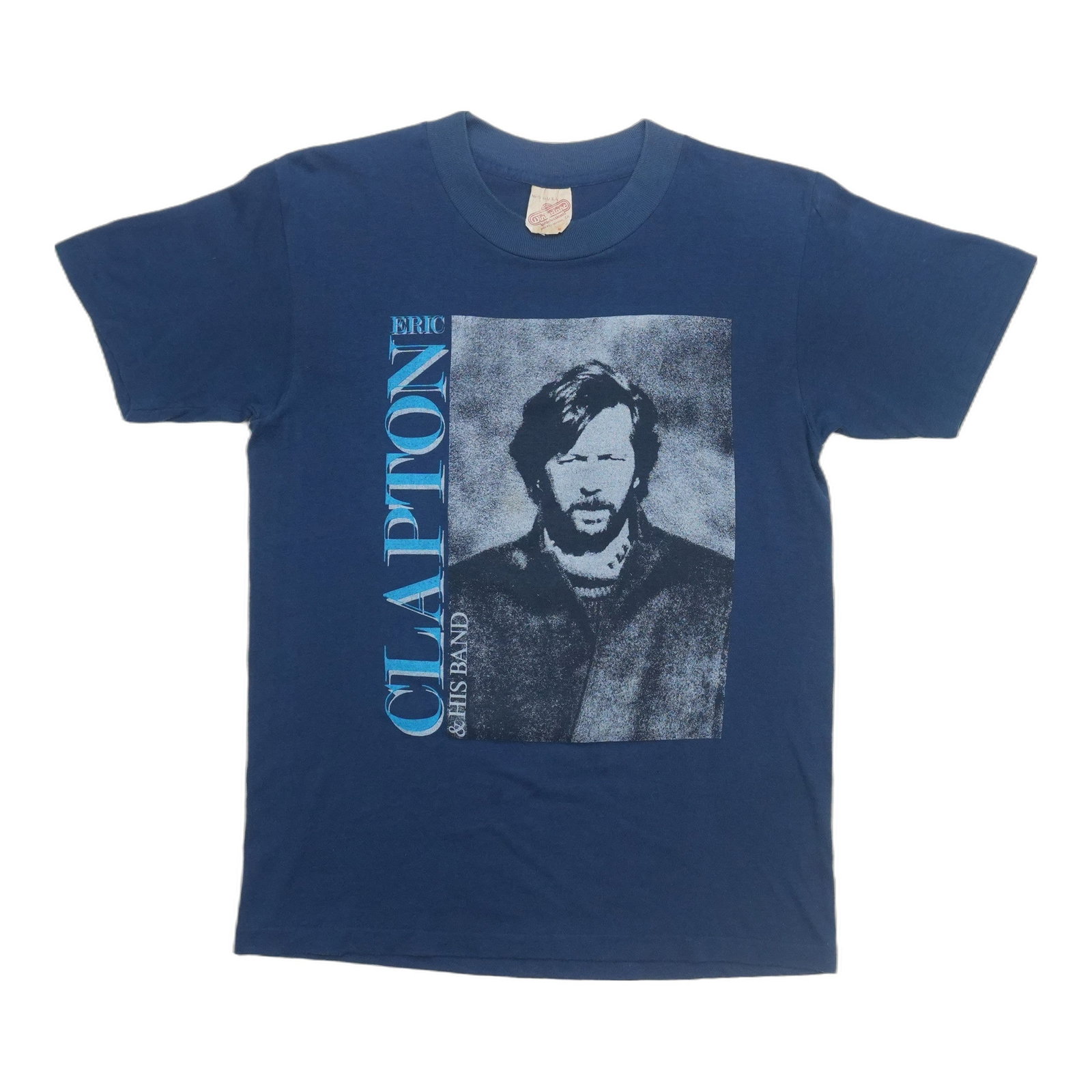 Blue Vintage Eric Clapton Behind The Sun 1985 Tour Shirt (1 of 6)