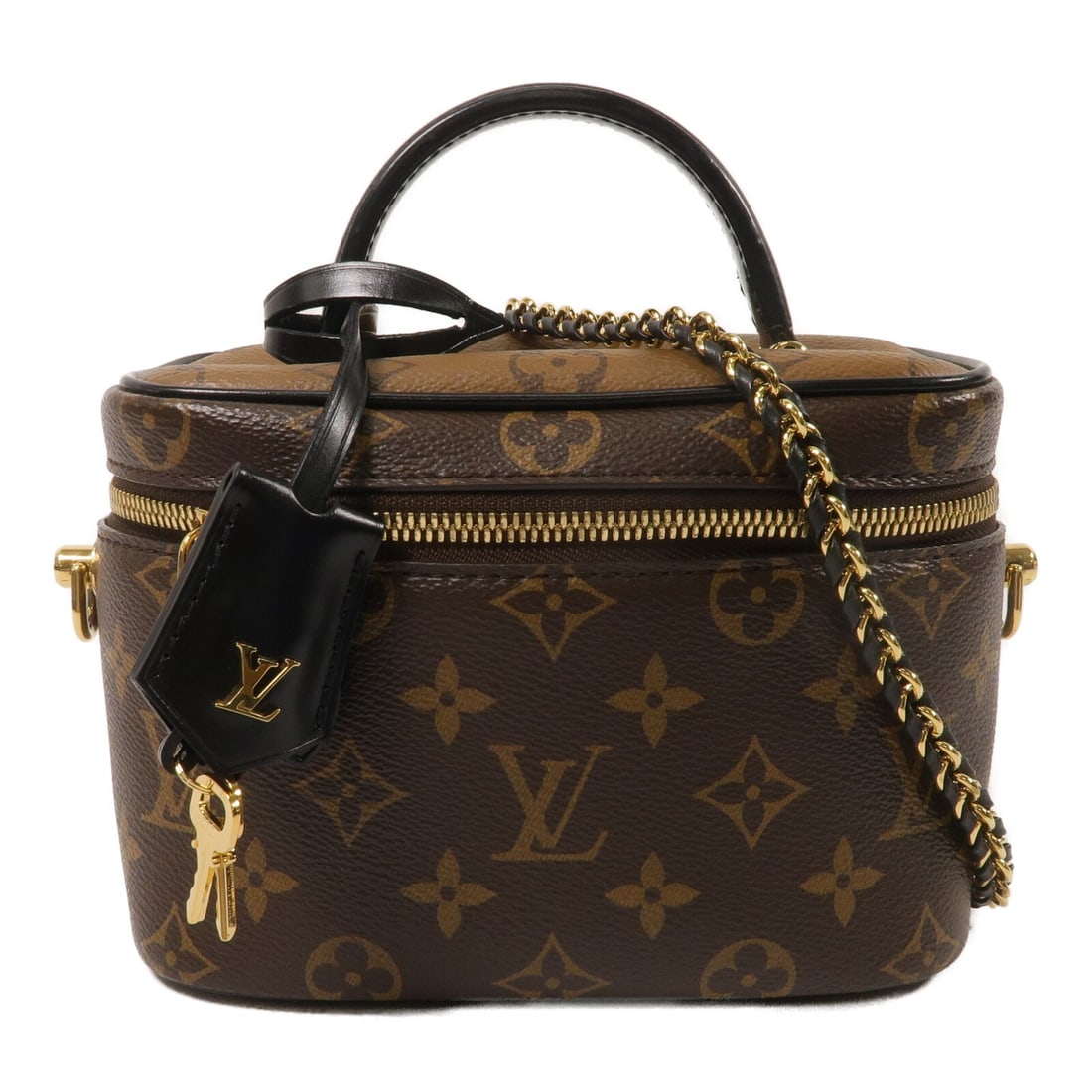 Louis Vuitton Vanity PM M45165 2 Way Bag Monogram Reverse Brown (1 of 14)