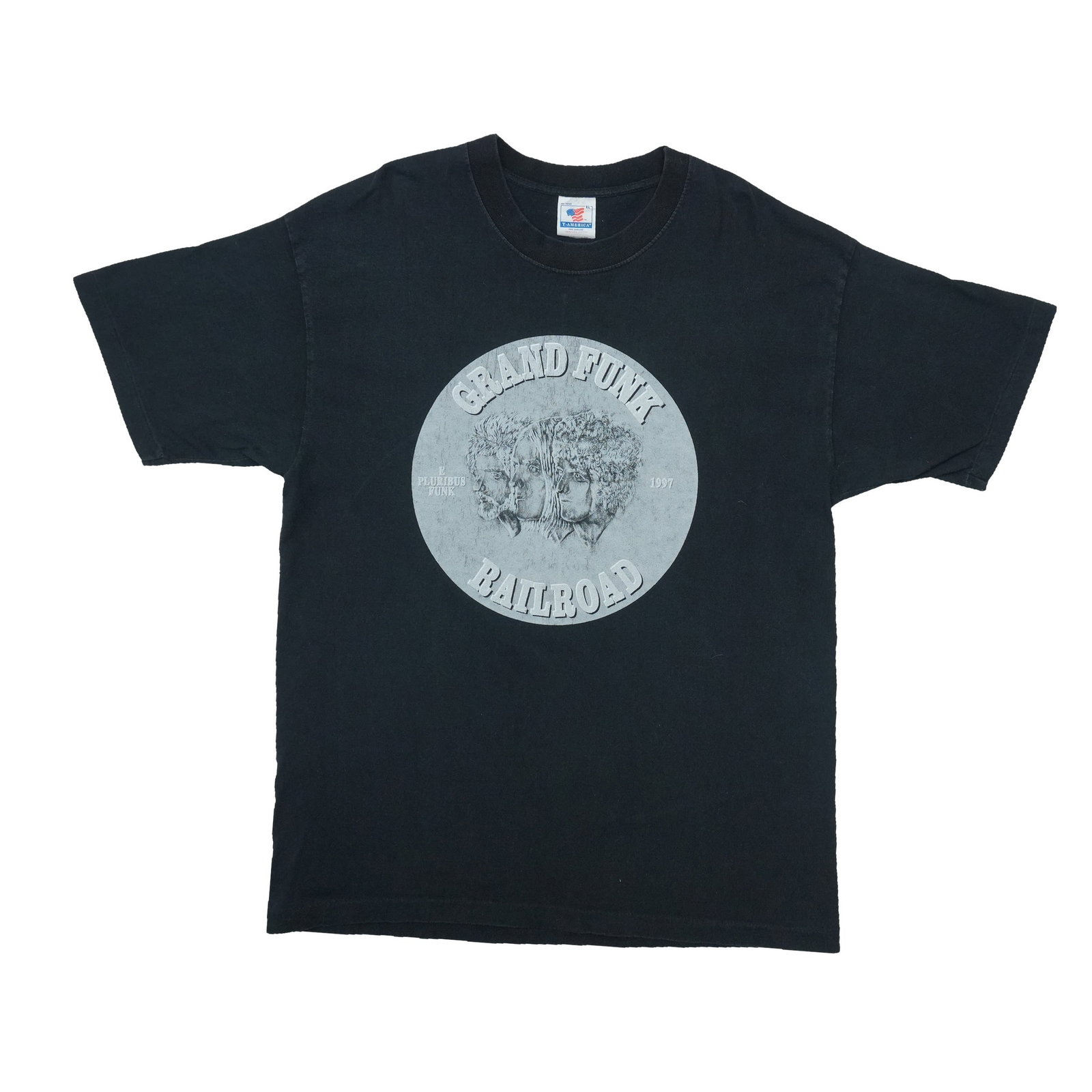 Vintage 1990s Grand Funk Railroad An American Band T Shirt XL: Vintage 1990s Grand Funk Railroad An American Band T Shirt XL Original vintage 1990s Grand Funk Railroad "An American Band" shirt. This rare tee is a true vintage piece, not a modern reproduction, and