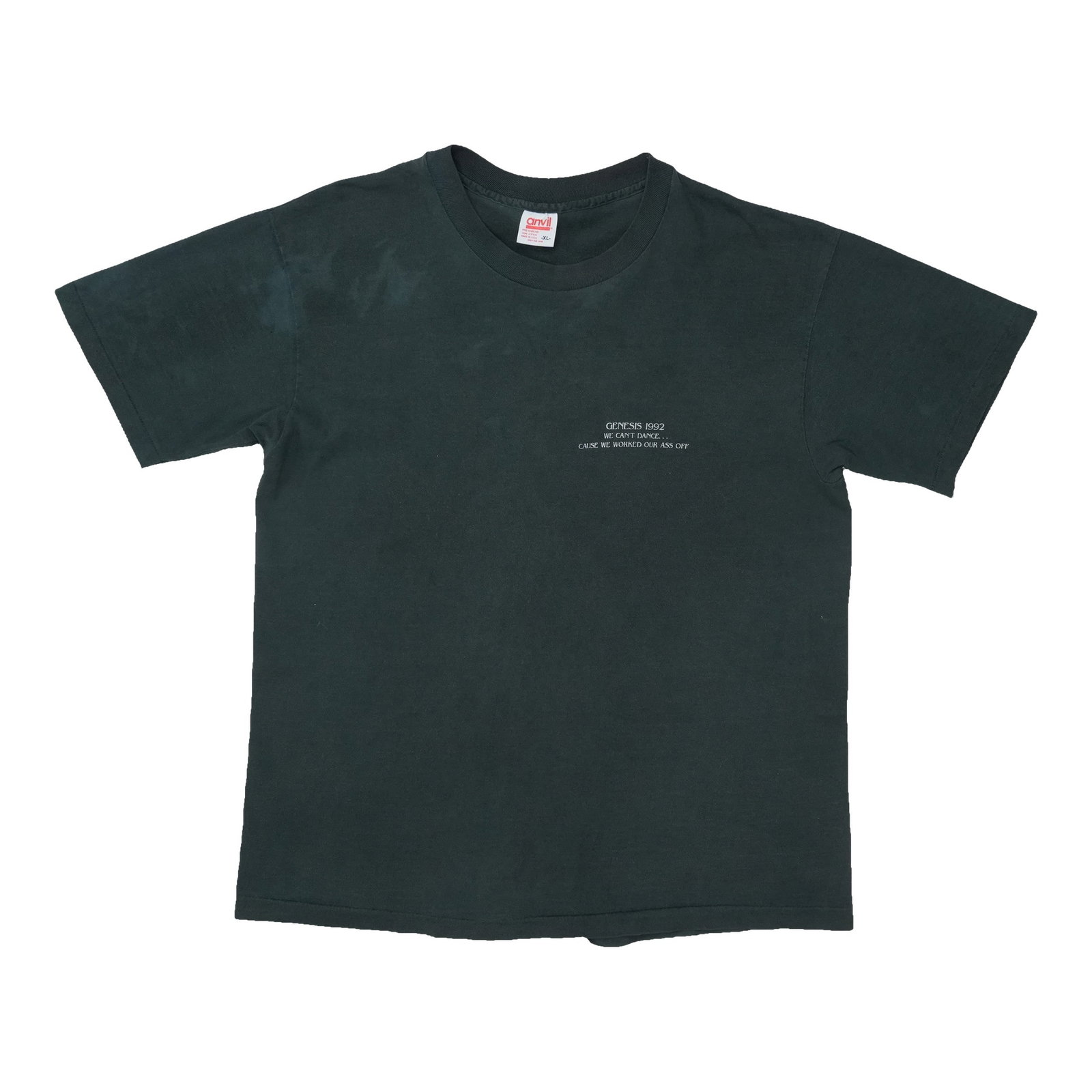 Vintage Genesis We Cant Dance 1992 Tour Crew T Shirt (1 of 7)