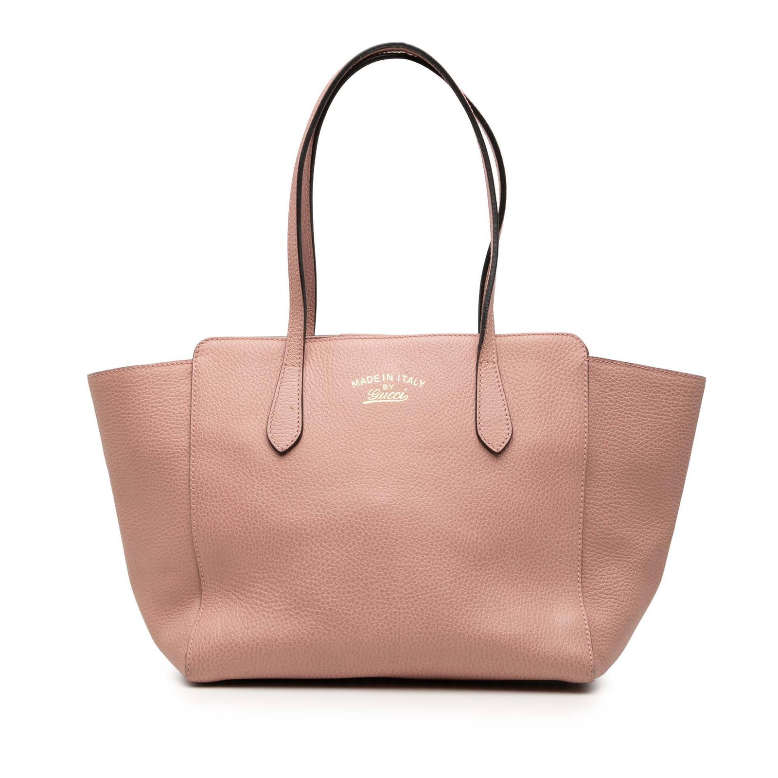 Gucci Swing Tote Pink Medium Calfskin Leather Shoulder Bag (1 of 7)