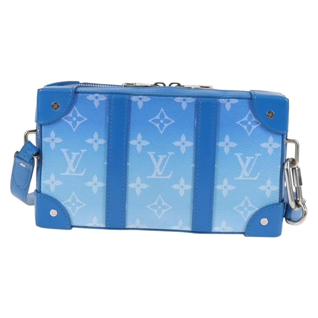 Monogram Clouds Soft Trunk Wallet by Louis Vuitton Limited Edition Blue Canvas (1 of 18)