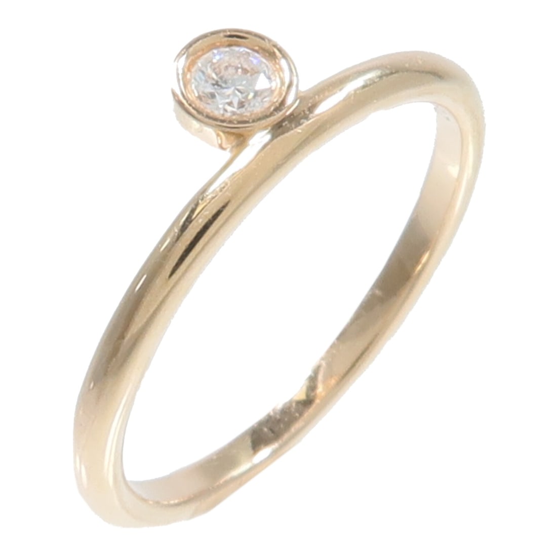 Hermes Bague Link H Rond 18K Rose Gold Diamond Ring Size 48 US 4.5: Hermes Bague Link H Rond 18K Rose Gold Diamond Ring Size 48 US 4.5 Hermes Bague Link H Rond ring in 18K pink gold with diamond details. The ring is size US 4.5 and engraved 48. It has a slim 1 mm ring