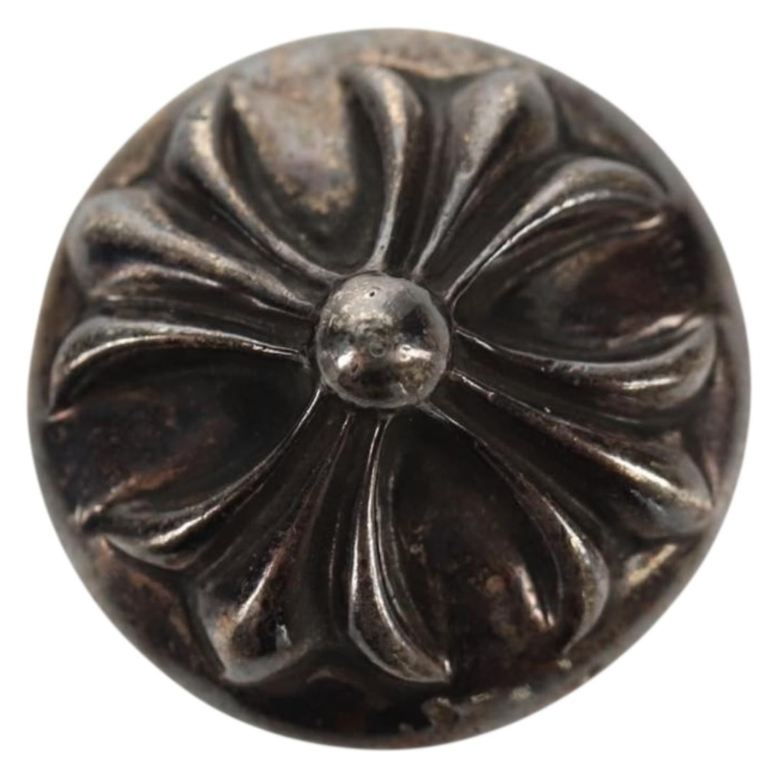 Chrome Hearts cross ball silver hair clip concho AG925 with dust bag (1 of 12)