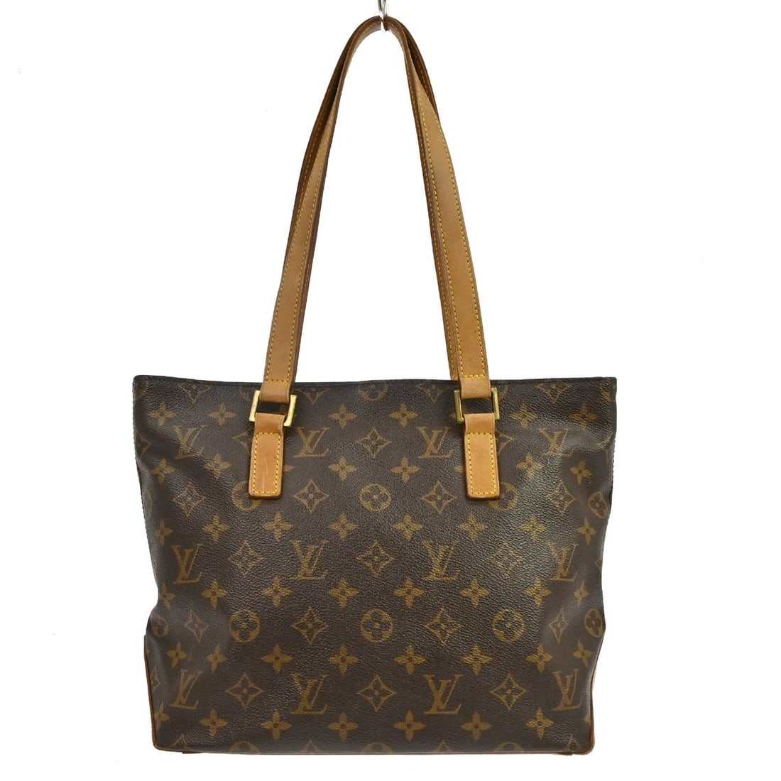 Louis Vuitton Cabas Piano Monogram Canvas Tote M51148: Louis Vuitton Cabas Piano Monogram Canvas Tote M51148 Vintage Louis Vuitton Cabas Piano hand tote bag in Monogram canvas and leather, made in France. It features a zip closure, double handles, inner p