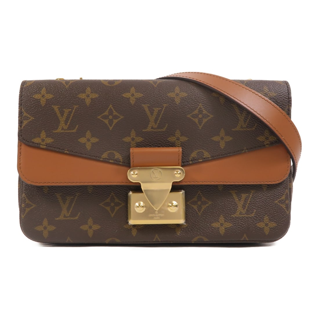 Louis Vuitton Marceau M46127 Monogram Shoulder Bag Brown: Louis Vuitton Marceau M46127 Monogram Shoulder Bag Brown Louis Vuitton Marceau chain shoulder bag in brown Monogram PVC coated canvas. This women's shoulder bag features a flap design with exterior an