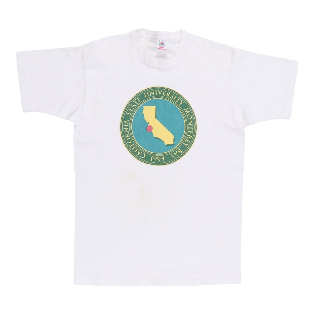 Vintage 1990s California State University White Cotton Shirt XL (1 of 7)