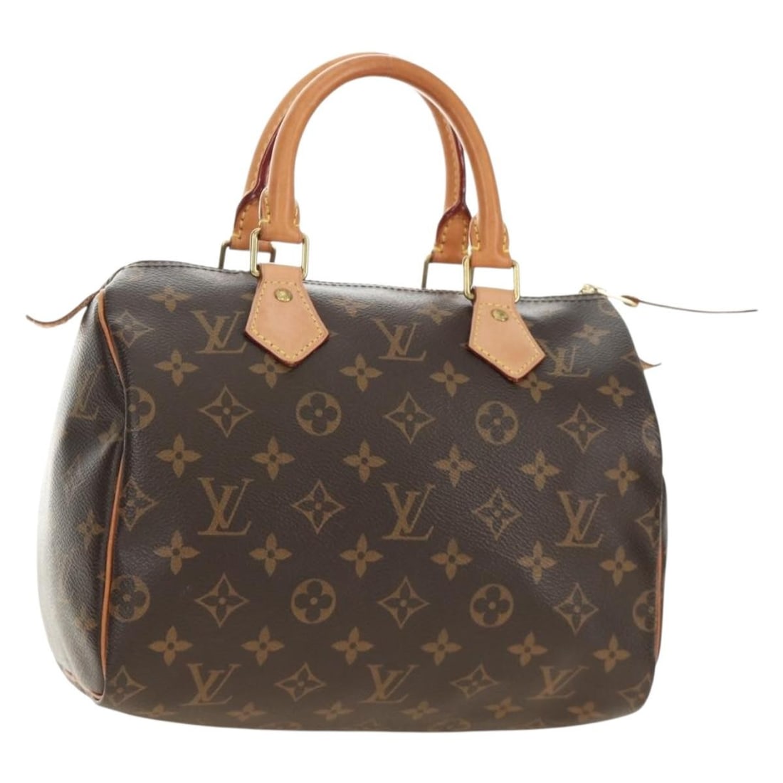 Louis Vuitton M41528 Speedy 25 Monogram Canvas Handbag: Louis Vuitton M41528 Speedy 25 Monogram Canvas Handbag Louis Vuitton Speedy 25 handbag in Monogram canvas with a classic structured silhouette. This women's handbag is made in France and includes a du