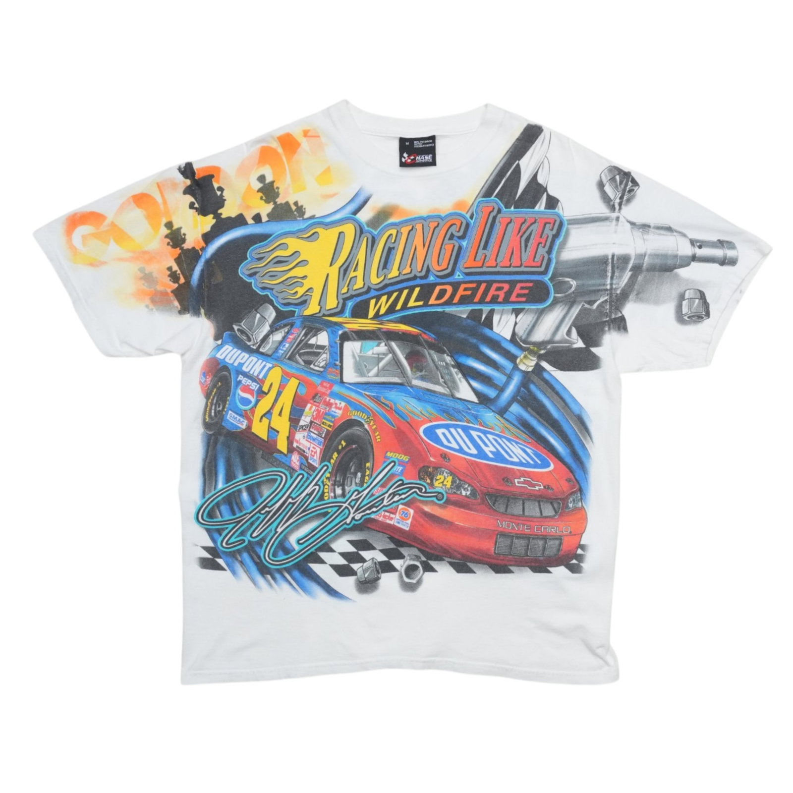 Jeff Gordon Like Wildfire Tie Dye Cotton Racing Shirt (1 of 3)