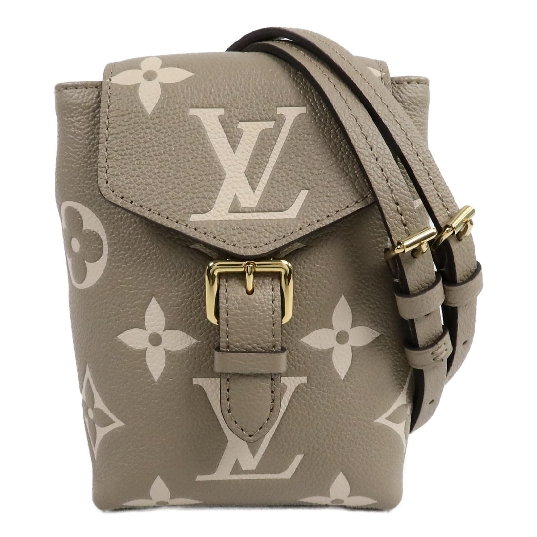 Louis Vuitton M80738 Tiny Backpack Monogram Empreinte Beige: Louis Vuitton M80738 Tiny Backpack Monogram Empreinte Beige Louis Vuitton Tiny Backpack in beige Monogram Empreinte calfskin with gold-tone hardware. This women's rucksack backpack features a compact 