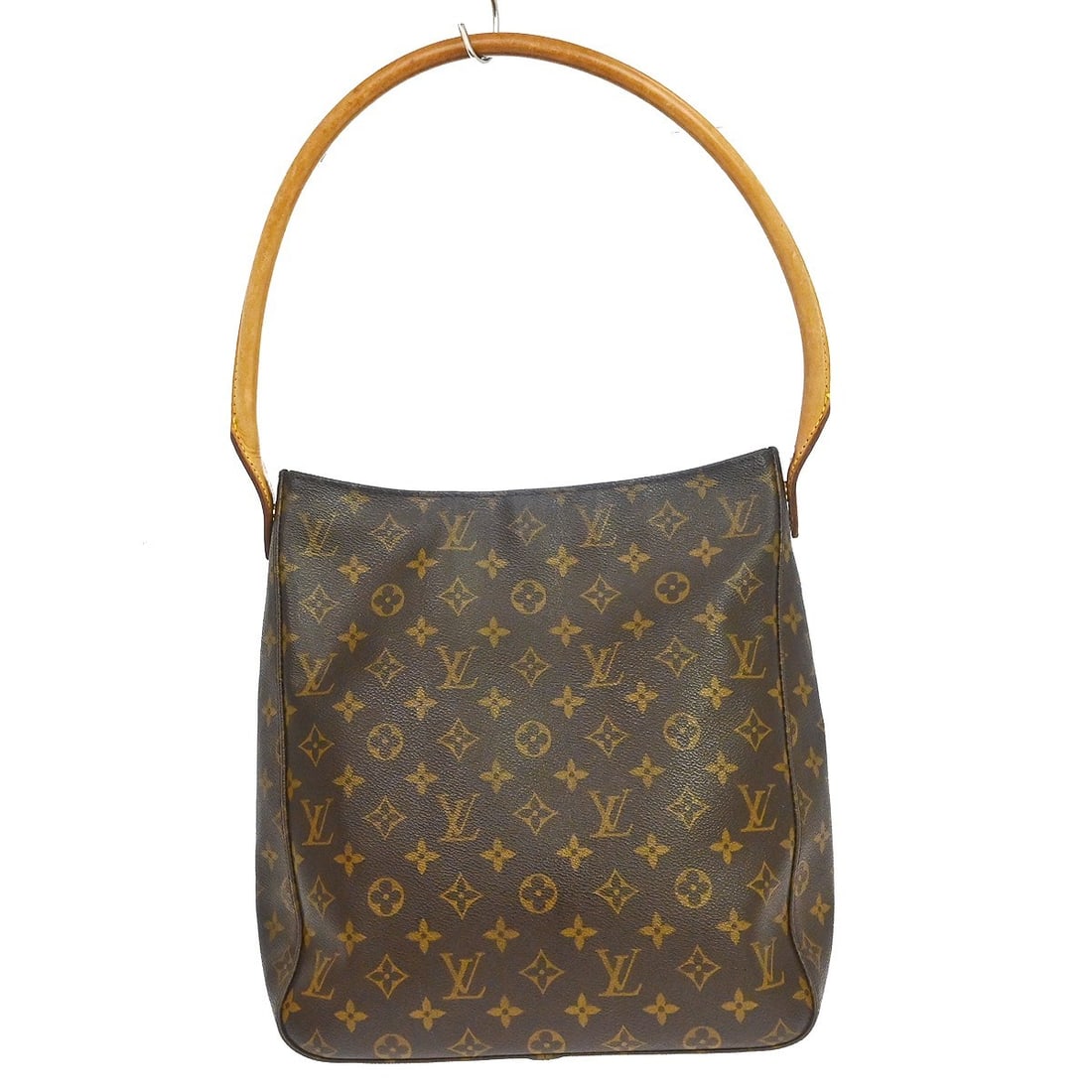 Louis Vuitton Looping shoulder bag in brown monogram canvas: Louis Vuitton Looping shoulder bag in brown monogram canvas Louis Vuitton Looping handbag in brown monogram canvas. This women's bag is made in France and remains in good condition overall, with light
