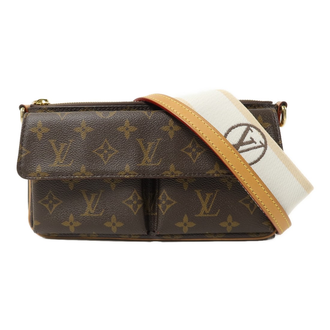 Louis Vuitton Vivacite M46999 Monogram 2way Shoulder Bag Brown (1 of 15)