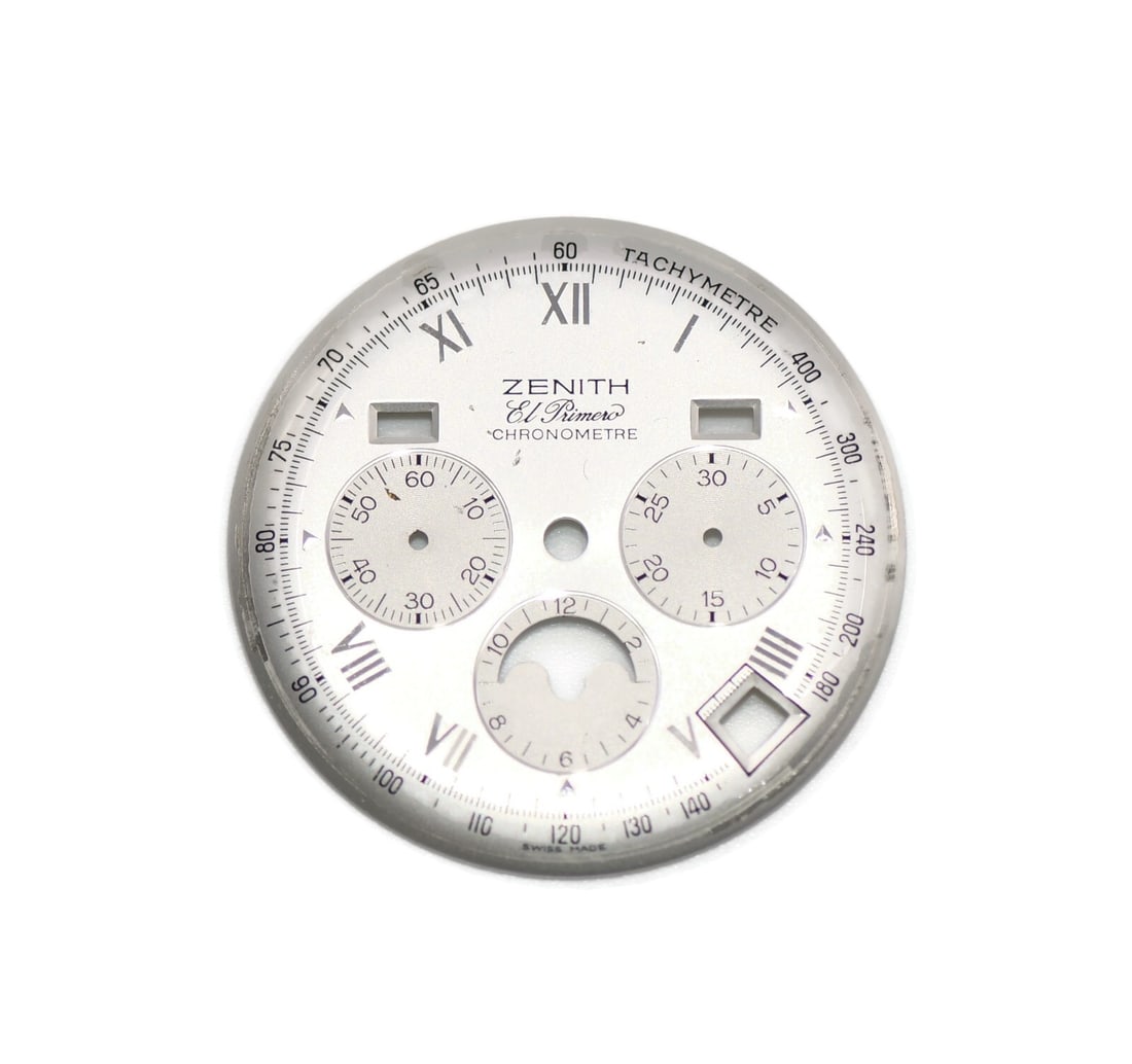 Zenith Chronomaster watch dial silver 31.4MM (1 of 2)