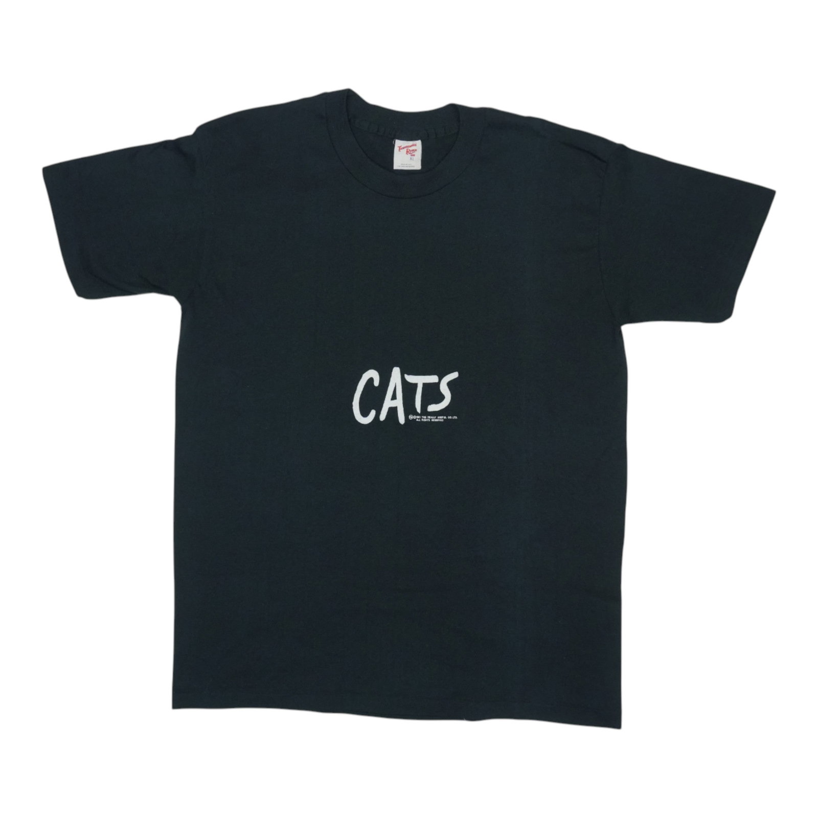 Vintage 1981 Cats The Musical Black XL Graphic Shirt: Vintage 1981 Cats The Musical Black XL Graphic Shirt Authentic original vintage 1981 Cats The Musical shirt with front and back graphics. This black shirt is in excellent condition with no holes or st