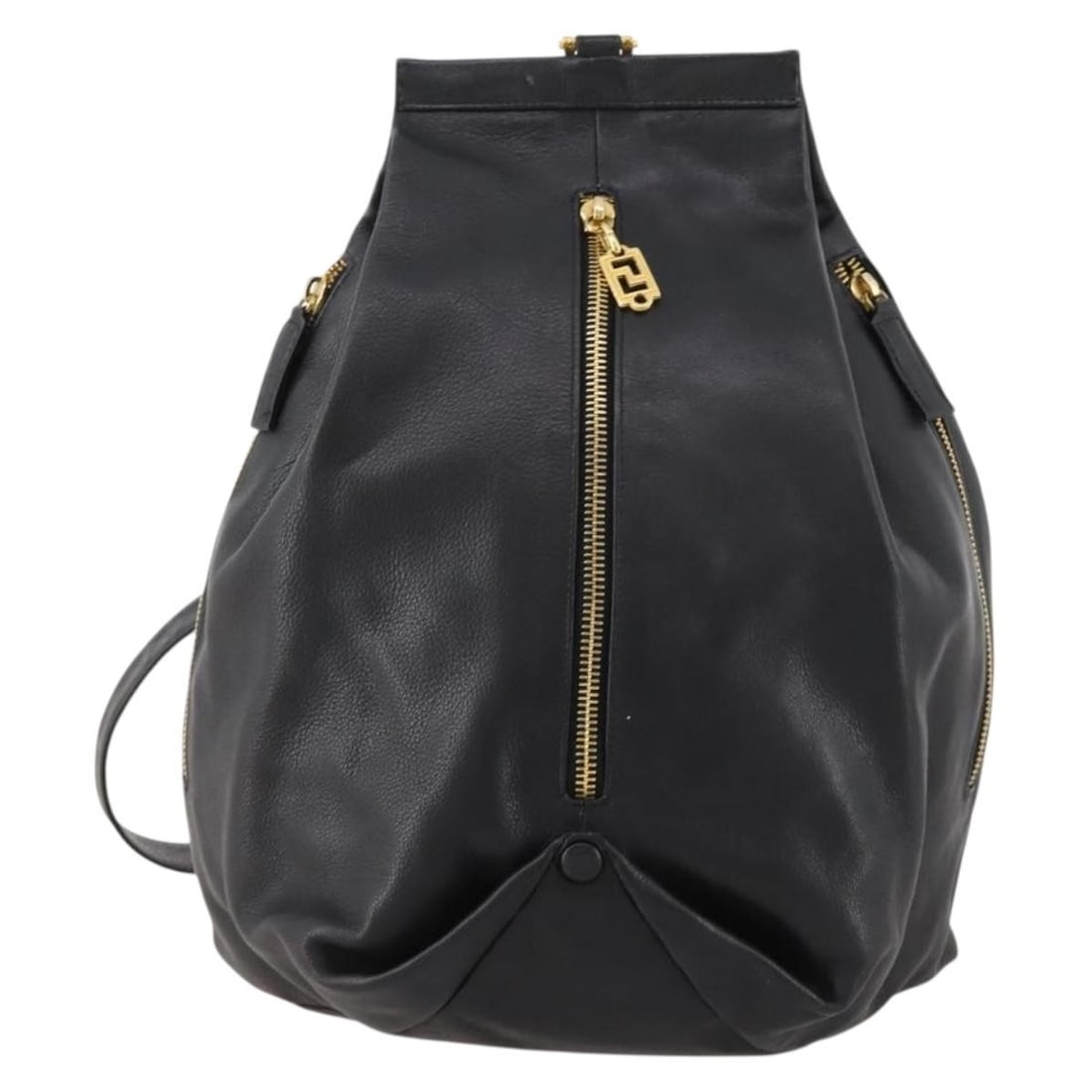 Versace Vintage black leather shoulder bag Italy: Versace Vintage black leather shoulder bag Italy This Versace vintage shoulder bag is crafted from black leather and designed for women. It features a spacious interior, a shoulder strap, and metal fi