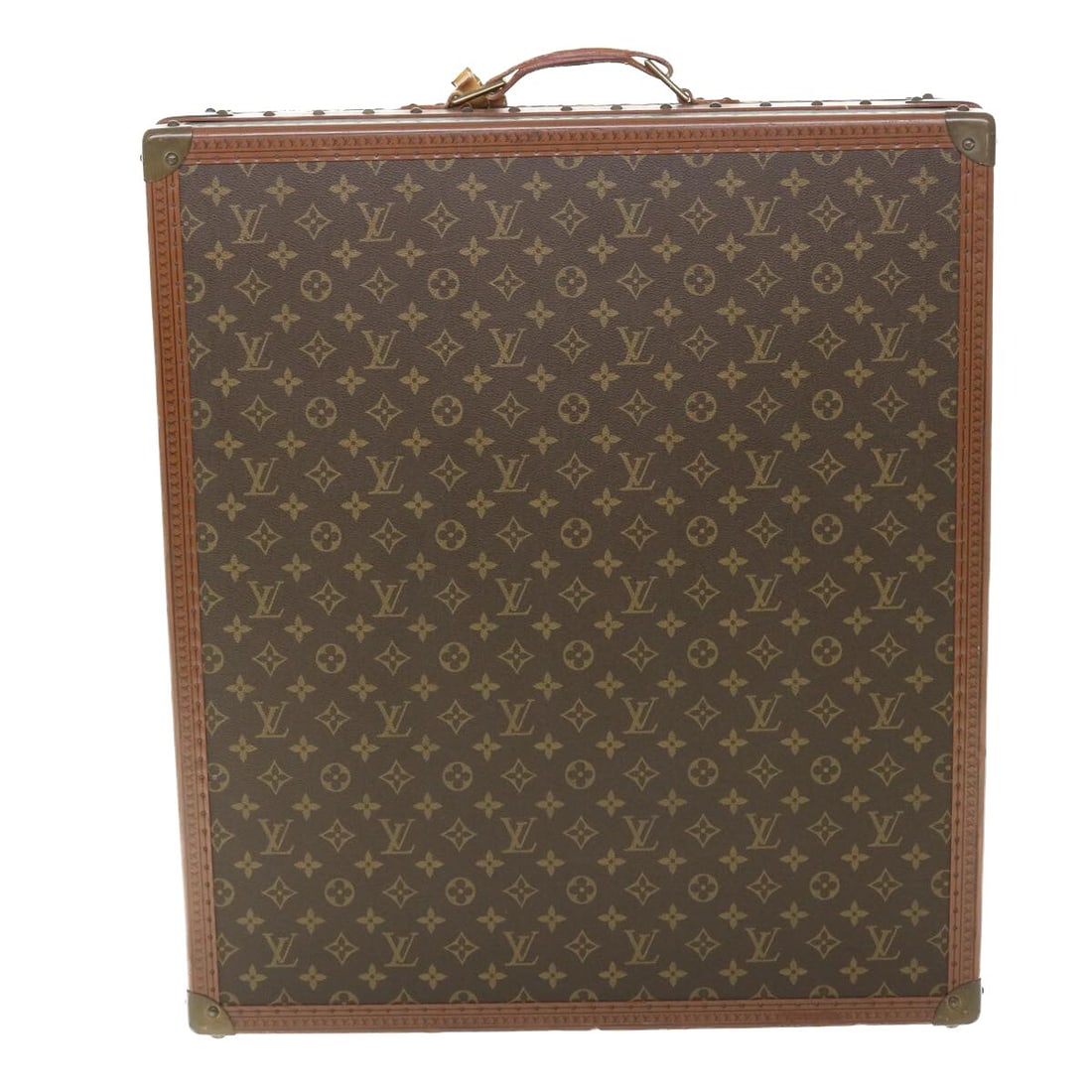 Louis Vuitton M21626 Monogram Canvas Trunk With Name Tag Auction