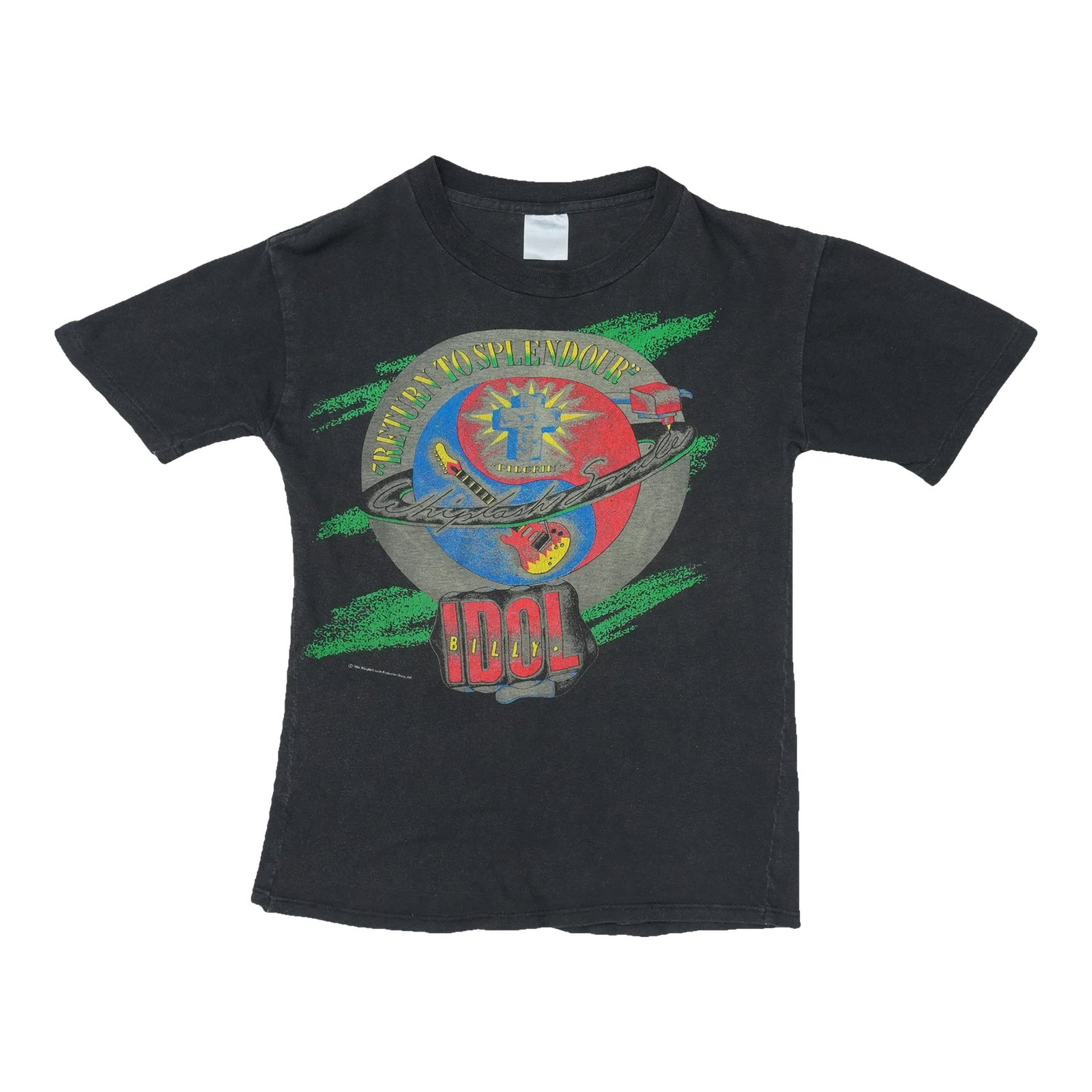 Vintage Billy Idol 1987 North American Tour T Shirt (1 of 6)