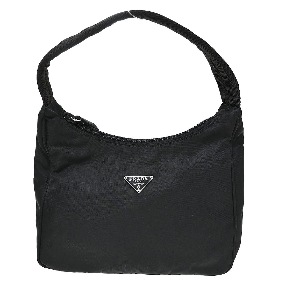 Prada Hobo Black Nylon Handbag (1 of 8)