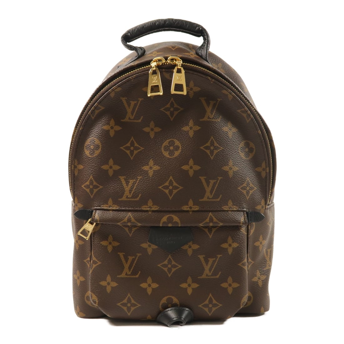 Louis Vuitton Palm Springs PM backpack M44871 Monogram brown: Louis Vuitton Palm Springs PM backpack M44871 Monogram brown Louis Vuitton Palm Springs PM backpack in brown Monogram PVC coated canvas. This women's rucksack-style bag features gold-tone hardware, an