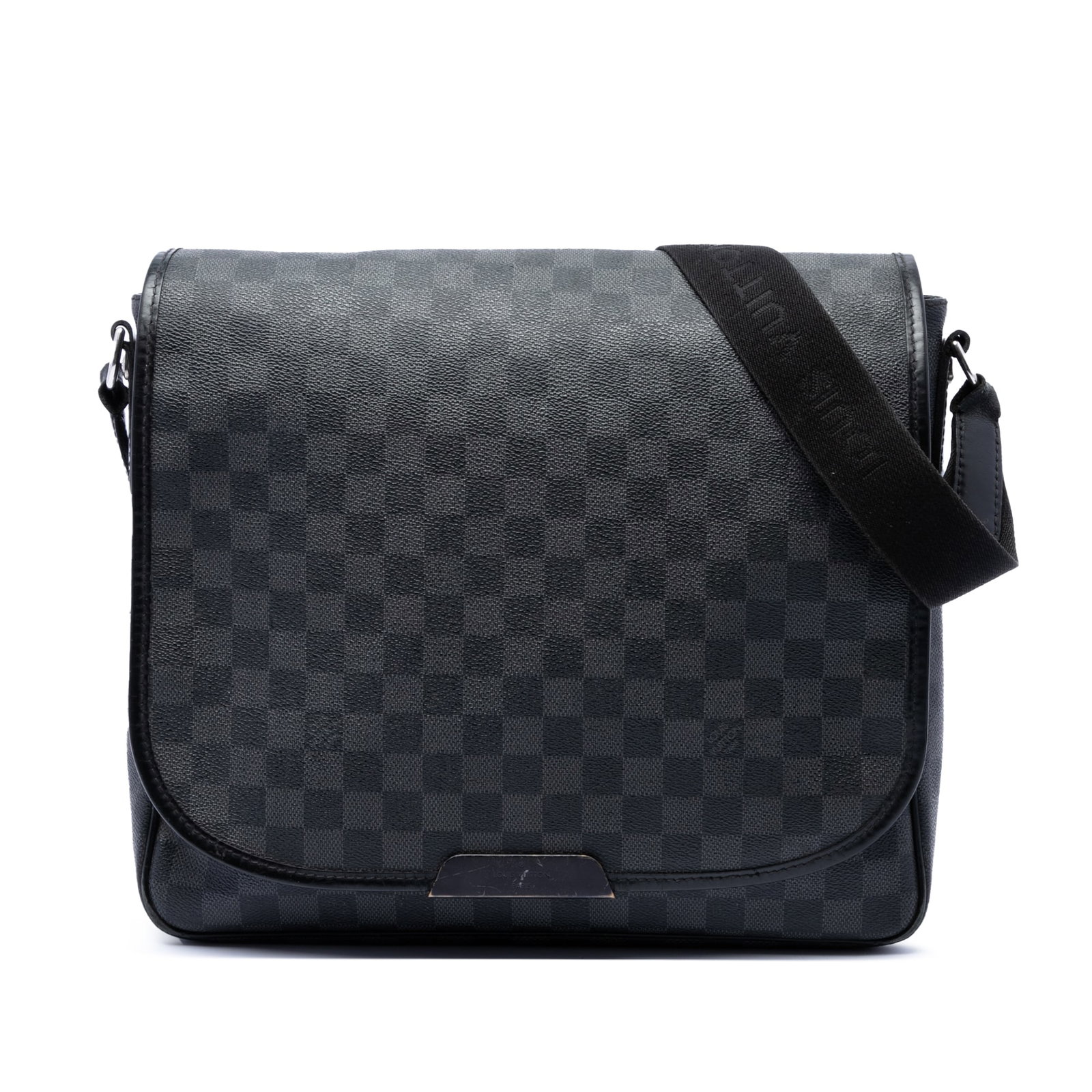 Louis Vuitton Daniel MM Damier Graphite Messenger Bag Black (1 of 6)