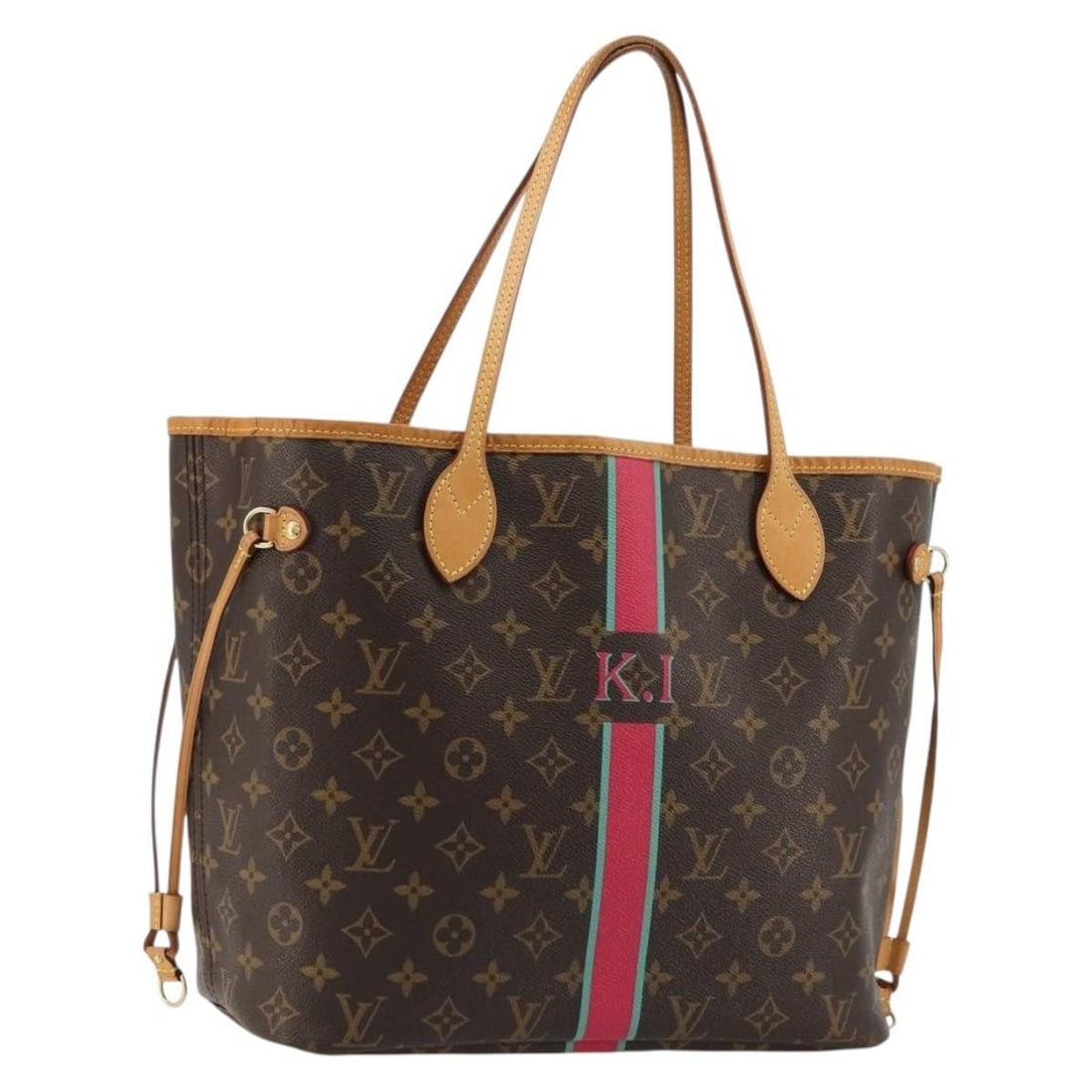 Louis Vuitton M40156 Neverfull MM Monogram Canvas Tote: Louis Vuitton M40156 Neverfull MM Monogram Canvas Tote Louis Vuitton My LV Heritage Neverfull MM tote bag in Monogram canvas. This women's tote is made in France and shows reasonable wear and tear con