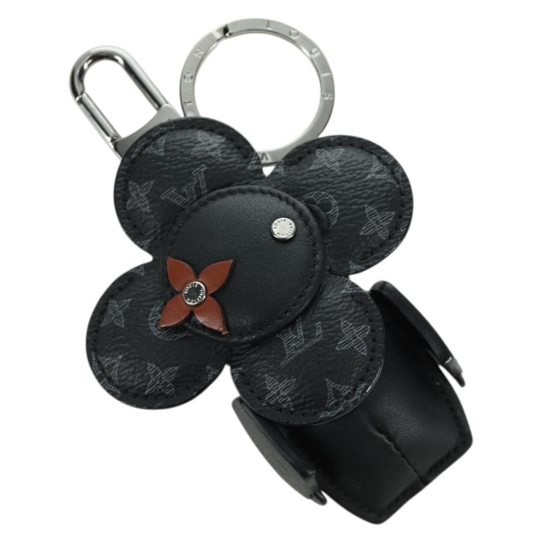 Louis Vuitton MP1998 Porte Cles de Vivienne Monogram Eclipse Charm: Louis Vuitton MP1998 Porte Cles de Vivienne Monogram Eclipse Charm Louis Vuitton Porte Cles de Vivienne charm in Monogram Eclipse canvas. Made in Italy, this piece includes the dust bag and item box. 