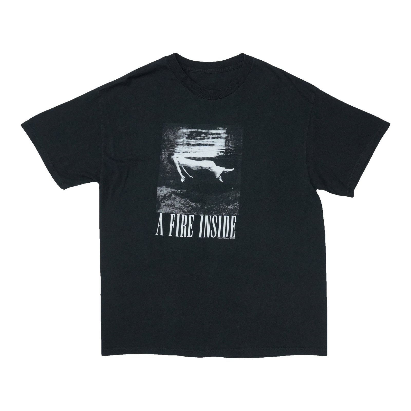 Black Cotton AFI A Fire Inside Vintage T Shirt 2000s (1 of 3)