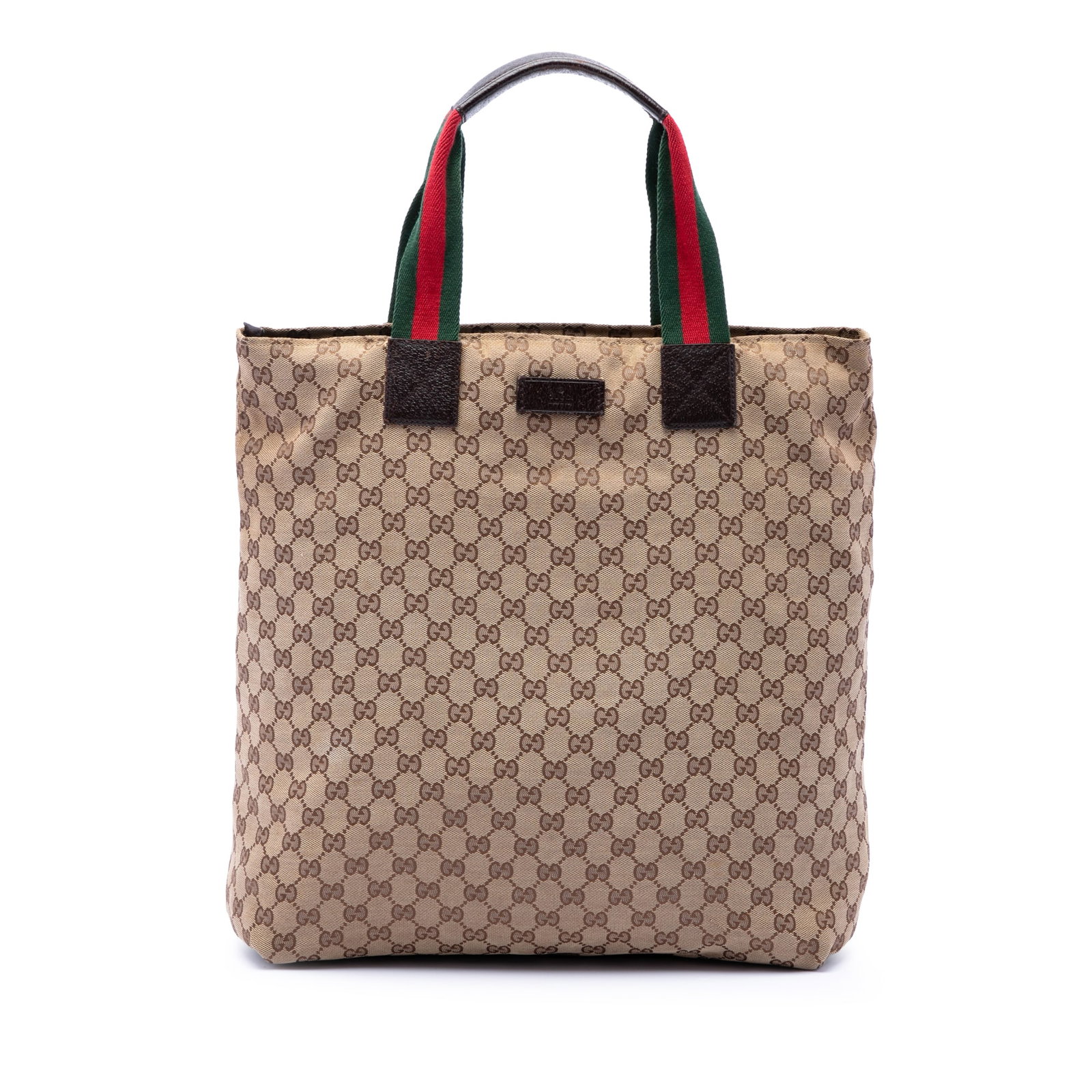Gucci GG Canvas Vertical Tote Bag with Web Straps (1 of 6)