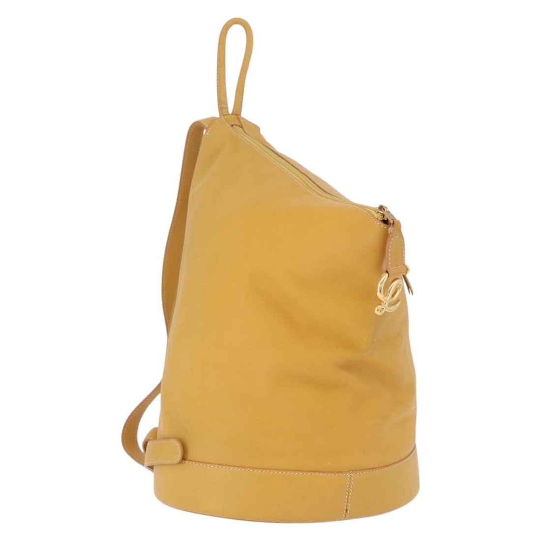 LOEWE Anton Leather Backpack Yellow Gold Spain (1 of 18)