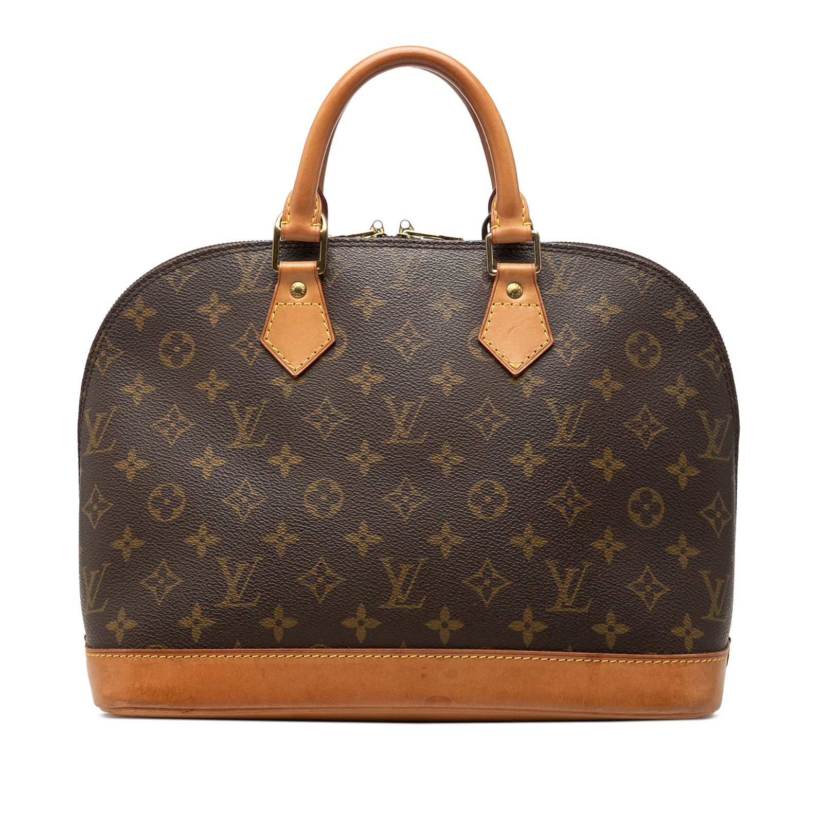Louis Vuitton Alma PM Monogram Canvas Handbag Brown (1 of 6)