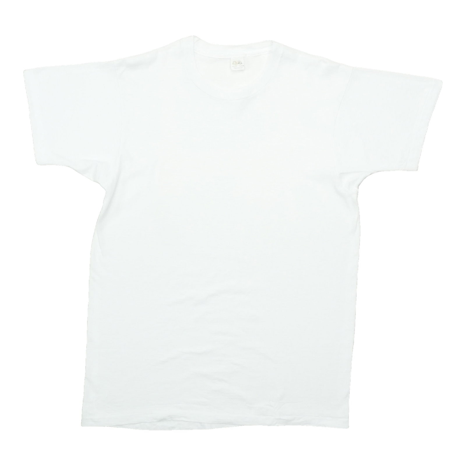 Vintage 1980s White Cotton T Shirt XL: Vintage 1980s White Cotton T Shirt XL Authentic vintage blank white shirt from the 1980s. This original vintage tee is not a modern reproduction and is presented in excellent condition with no holes o