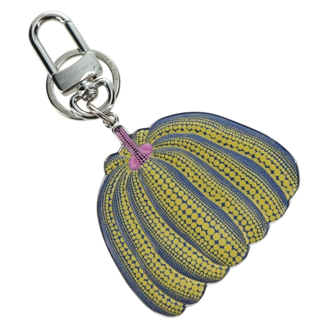 Yellow Metal Charm Louis Vuitton Porte Cles Pumpkin M01103: Yellow Metal Charm Louis Vuitton Porte Cles Pumpkin M01103 Louis Vuitton Porte Cles Pumpkin Charm in yellow metal. This women's charm is made in Italy and comes with the dust bag and item box. The ite