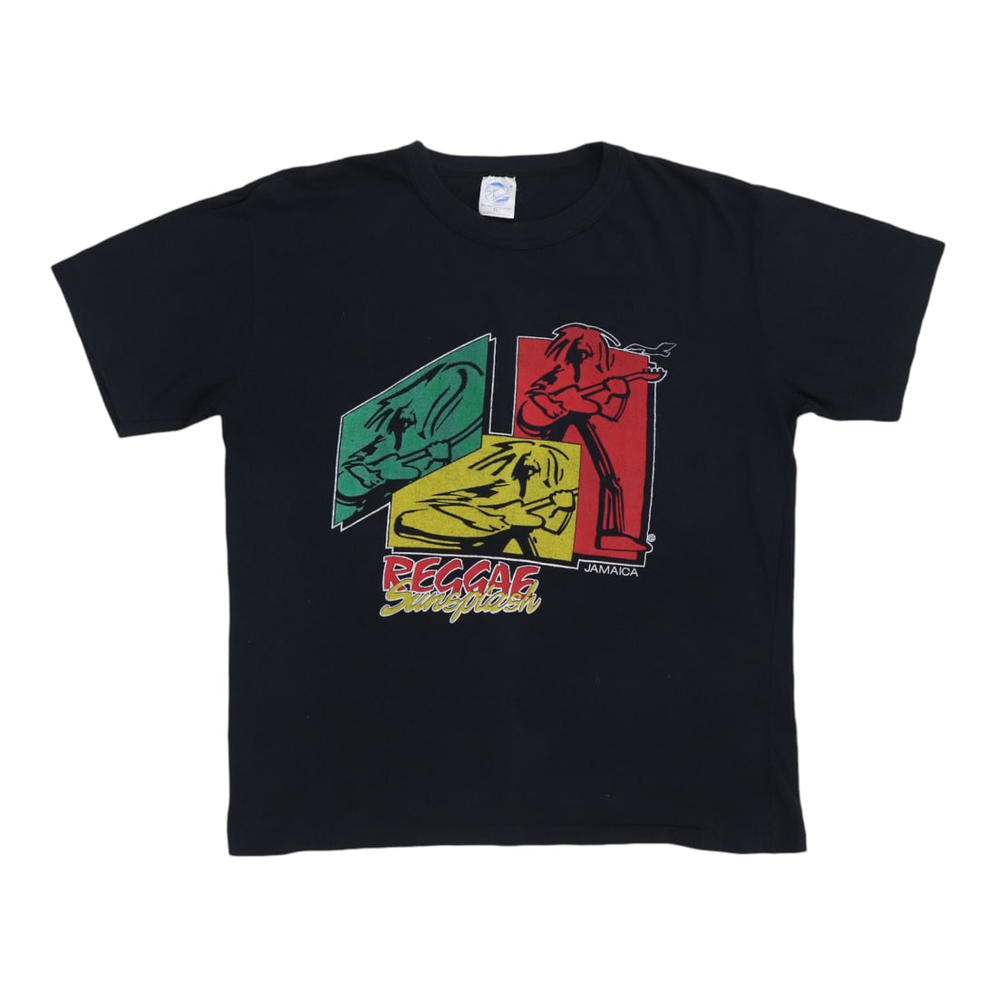 Black 1990s Vintage Reggae Sunsplash T Shirt XL (1 of 5)