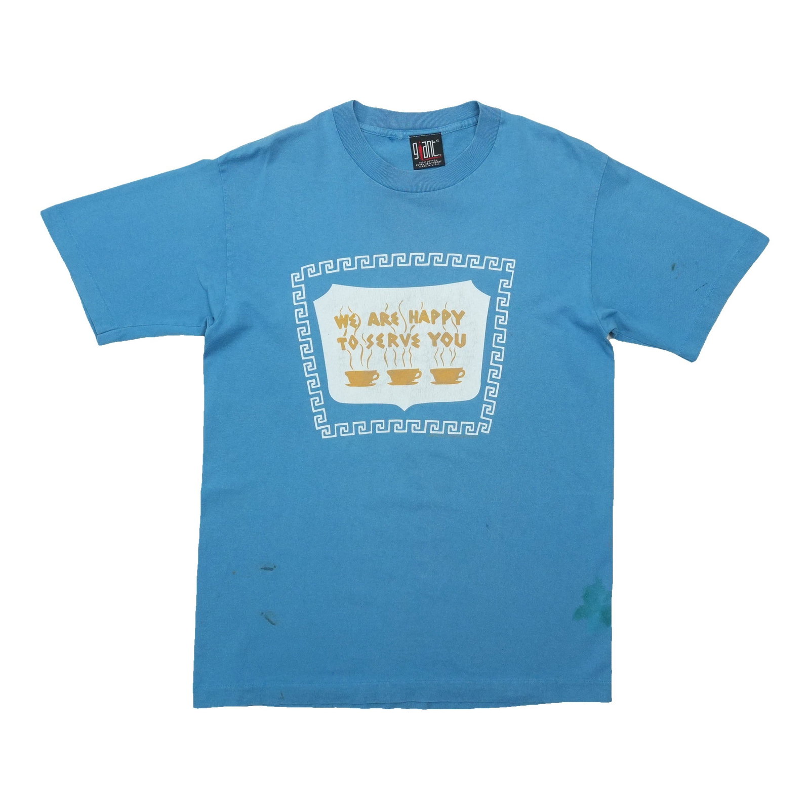 Vintage Soul Asylum Happy To Serve You blue cotton tour T shirt: Vintage Soul Asylum Happy To Serve You blue cotton tour T shirt Original vintage 1990s Soul Asylum "Happy To Serve You" tour shirt. This rare tee is a true vintage piece, not a modern reproduction. It