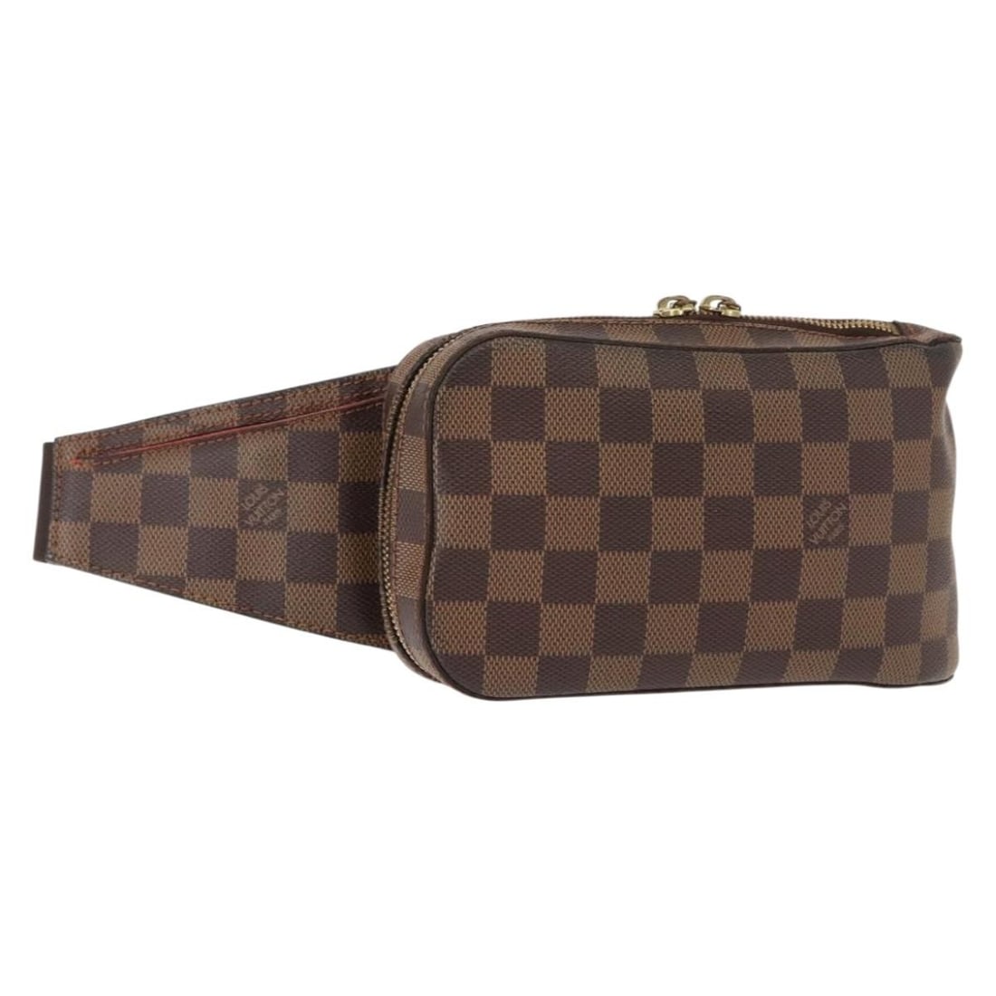 Louis Vuitton Geronimos N51994 Damier Ebene Canvas Shoulder Bag: Louis Vuitton Geronimos N51994 Damier Ebene Canvas Shoulder Bag Louis Vuitton Geronimos shoulder bag in Damier Ebene canvas, made in Spain. This women's bag features the Damier Ebene colorway and meas