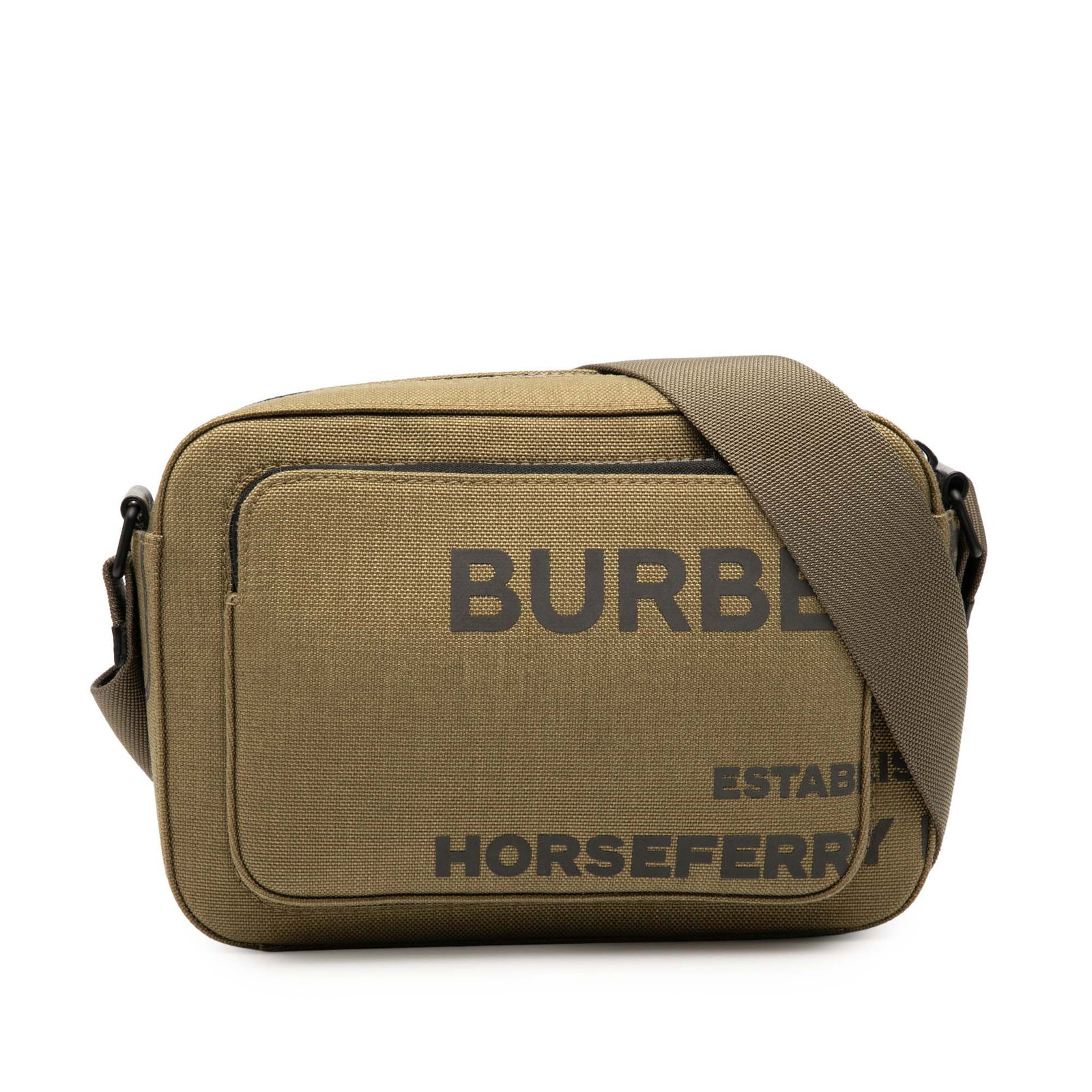 Burberry Canvas Paddy Crossbody Bag Brown Fabric Italy (1 of 7)