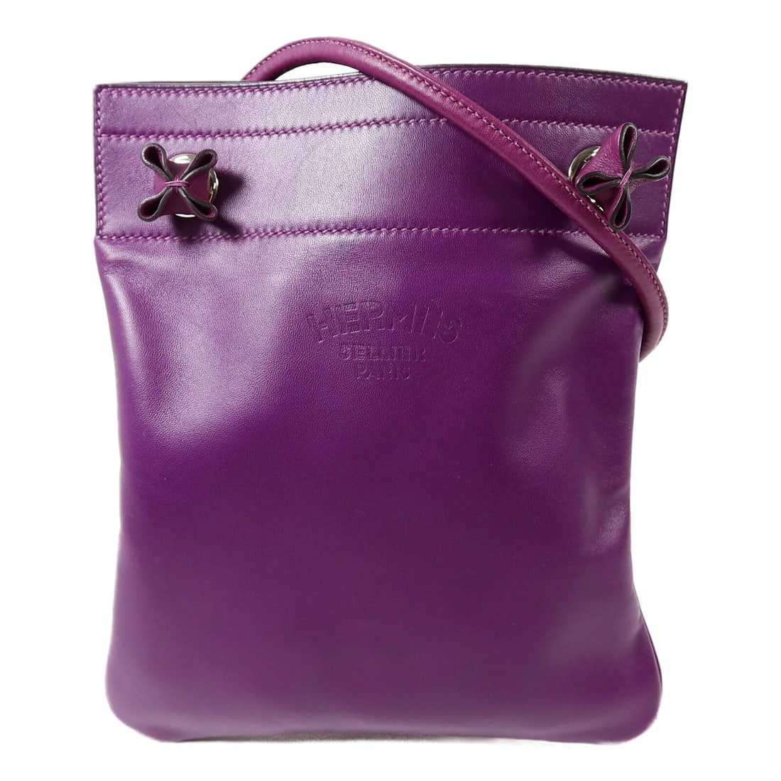 Hermes Aline Shoulder Bag Anemone Veau Swift Leather PHW: Hermes Aline Shoulder Bag Anemone Veau Swift Leather PHW Hermes Aline shoulder bag in Anemone Veau Swift leather with palladium-tone hardware. Made in France, this women's shoulder bag includes storag