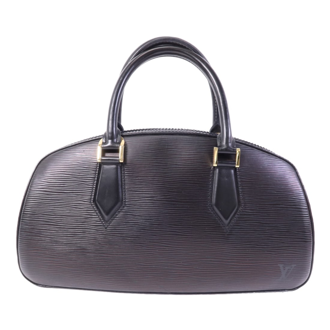 Louis Vuitton Jasmin Epi Handbag M52782 Black Calfskin: Louis Vuitton Jasmin Epi Handbag M52782 Black Calfskin Louis Vuitton Jasmin handbag in black Epi and calfskin (cowhide), model M52782. It features a black exterior, black frame color, and gold-tone ha