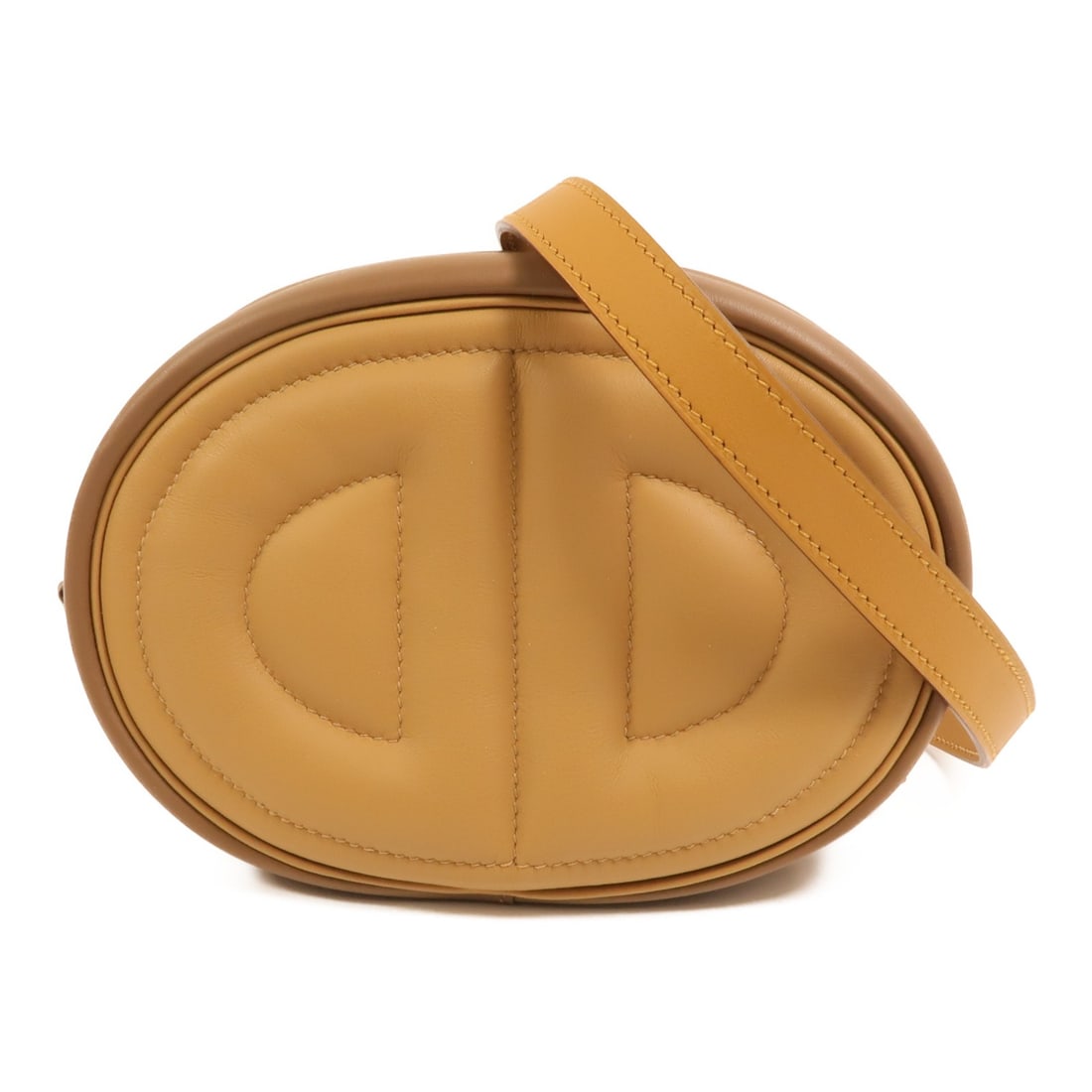 Hermes In The Loop Belt Bag Veau Swift Leather Biscuit Sesame PHW: Hermes In The Loop Belt Bag Veau Swift Leather Biscuit Sesame PHW A Hermes In The Loop belt bag in Veau Swift leather and calfskin, presented in a Biscuit/Sesame brown colorway. This waist bag/body ba