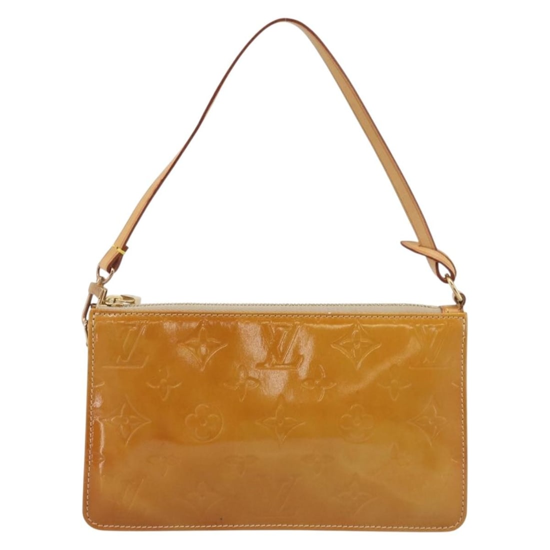Louis Vuitton Lexington Pochette Beige Patent Leather Bag: Louis Vuitton Lexington Pochette Beige Patent Leather Bag Louis Vuitton Lexington Pochette in beige patent leather. This women's handbag is made in France and is presented in good condition, showing l