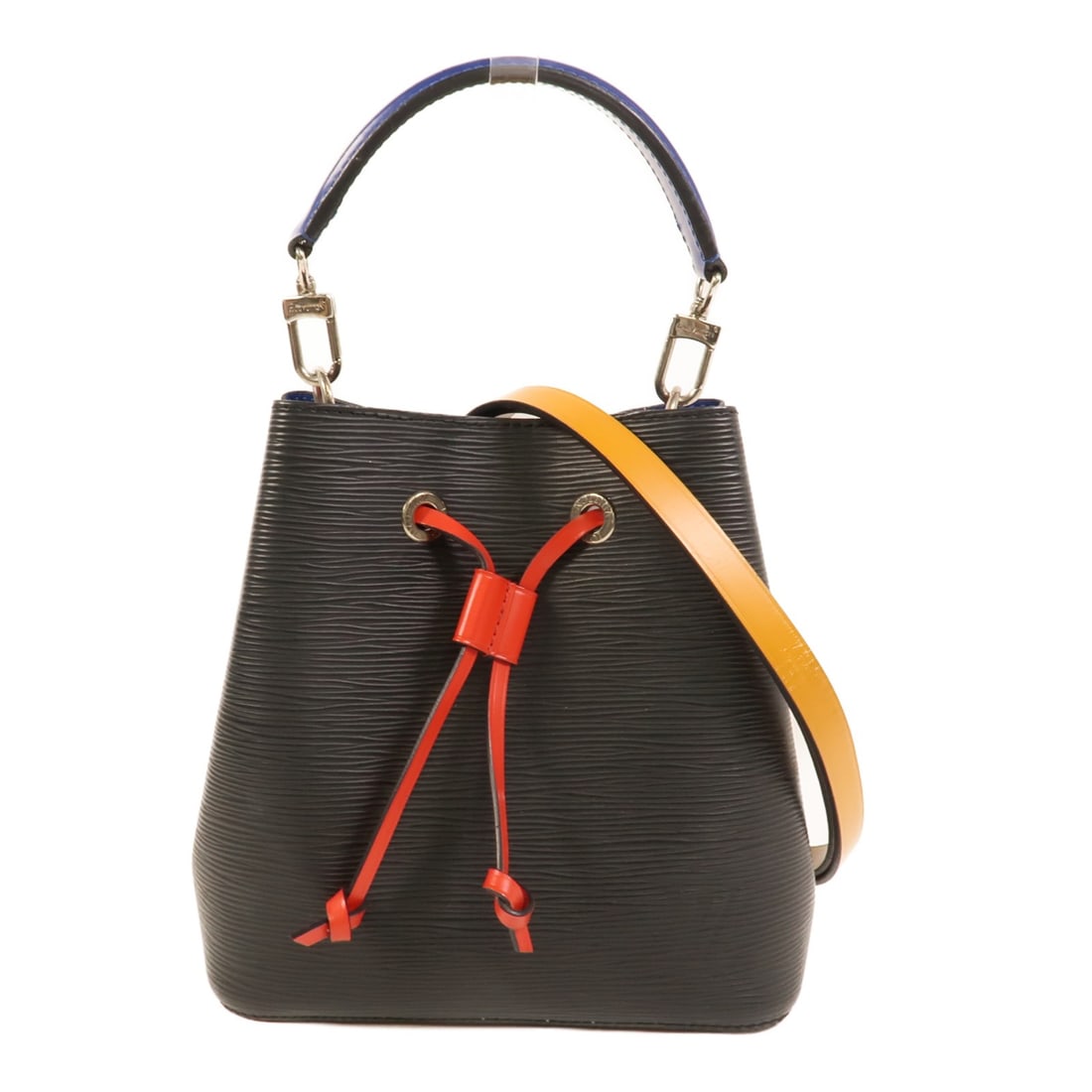 Louis Vuitton Neonoe BB M52853 Epi Calfskin 2 Way Bag Black Red: Louis Vuitton Neonoe BB M52853 Epi Calfskin 2 Way Bag Black Red Louis Vuitton Neonoe BB 2 Way Shoulder Bag Handbag, model M52853, in Black/Red. Made in France with Epi and calfskin (cowhide) exterior 