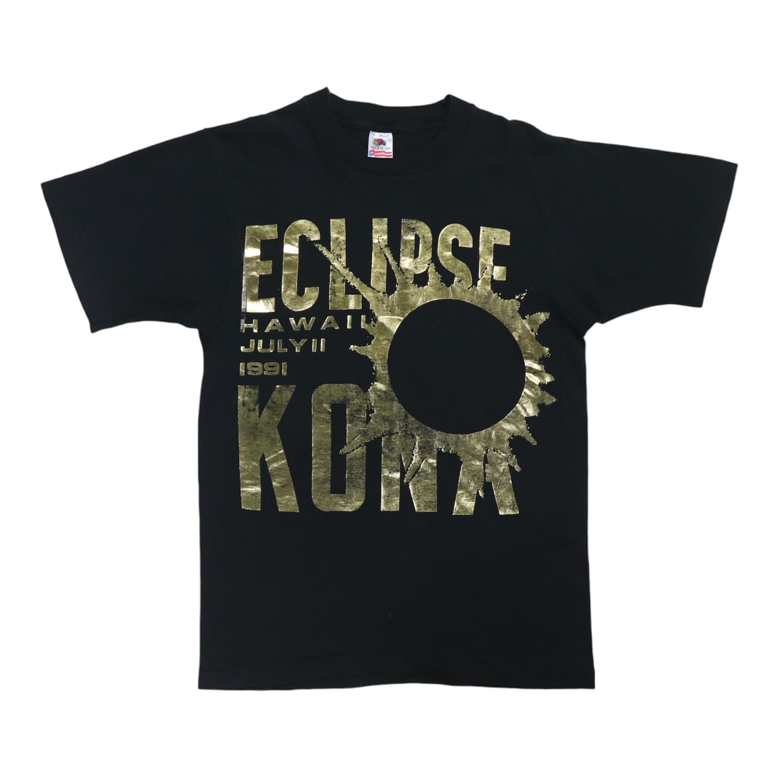 Vintage 1991 Hawaii Solar Eclipse T Shirt Black Medium (1 of 4)