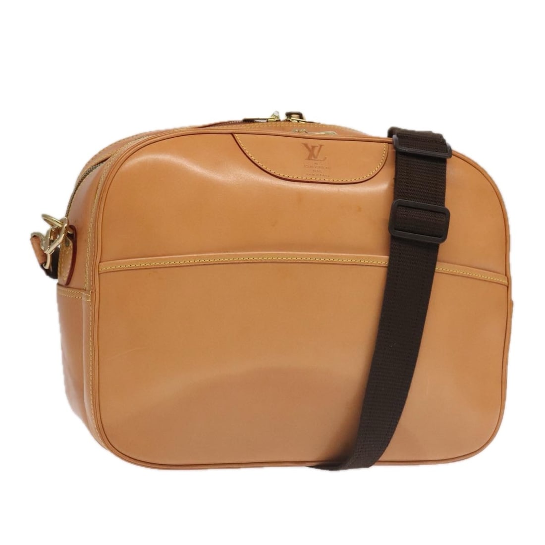 Louis Vuitton Reporter GM Nomade Leather Shoulder Bag Beige: Louis Vuitton Reporter GM Nomade Leather Shoulder Bag Beige Louis Vuitton Nomad Reporter GM shoulder bag in beige Nomade leather, made in France. This women's shoulder bag comes with a dust bag, padlo