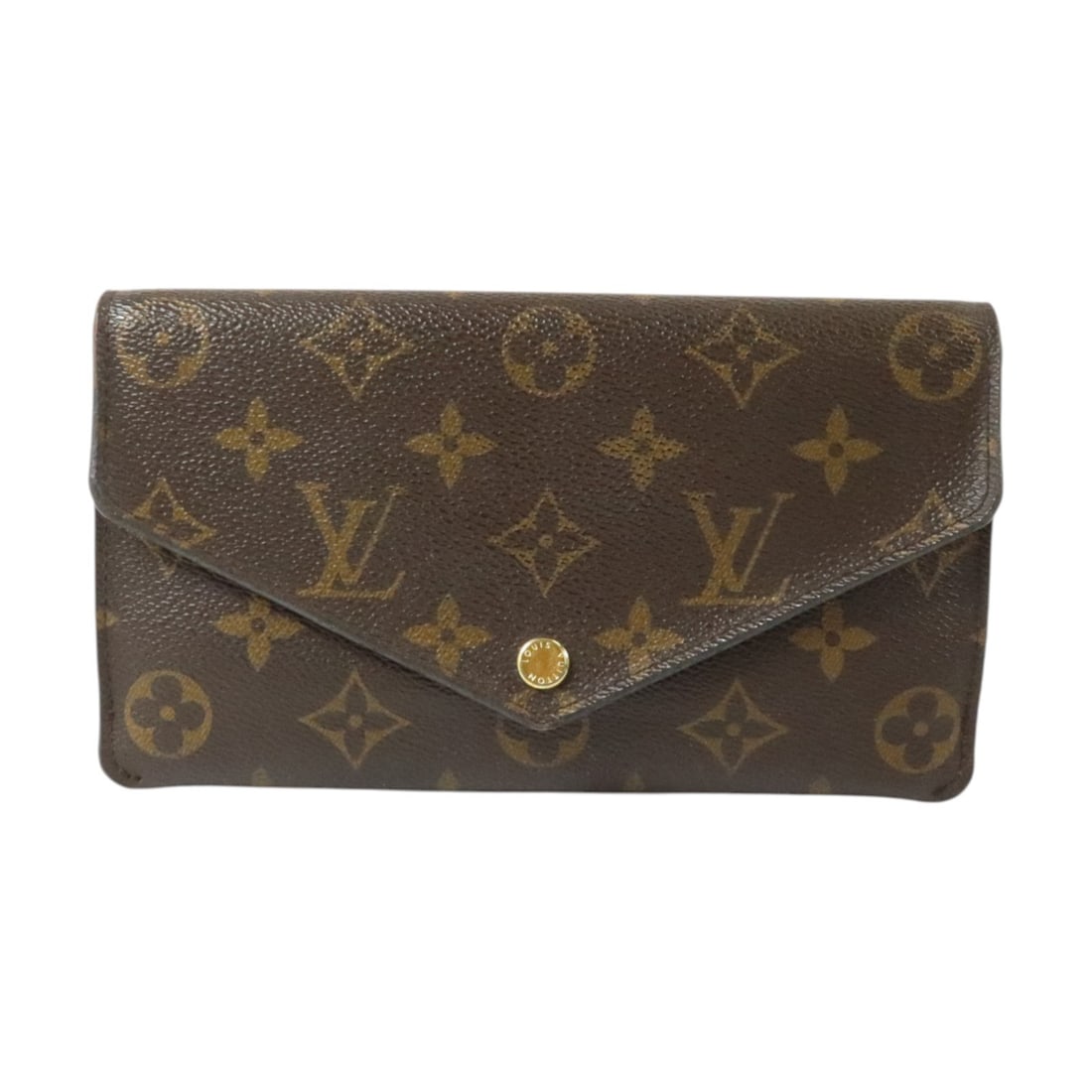 Louis Vuitton Jeanne M62155 bifold wallet Monogram brown red (1 of 18)